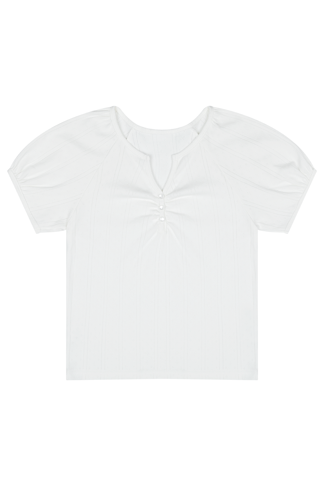 両起毛ボタンVネックシャーリングクロップドレースTシャツSS | 詳細画像20