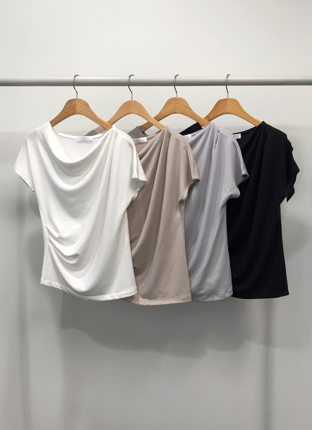 ドレープオフショルダー半袖Tシャツ | DHOLIC | 詳細画像28