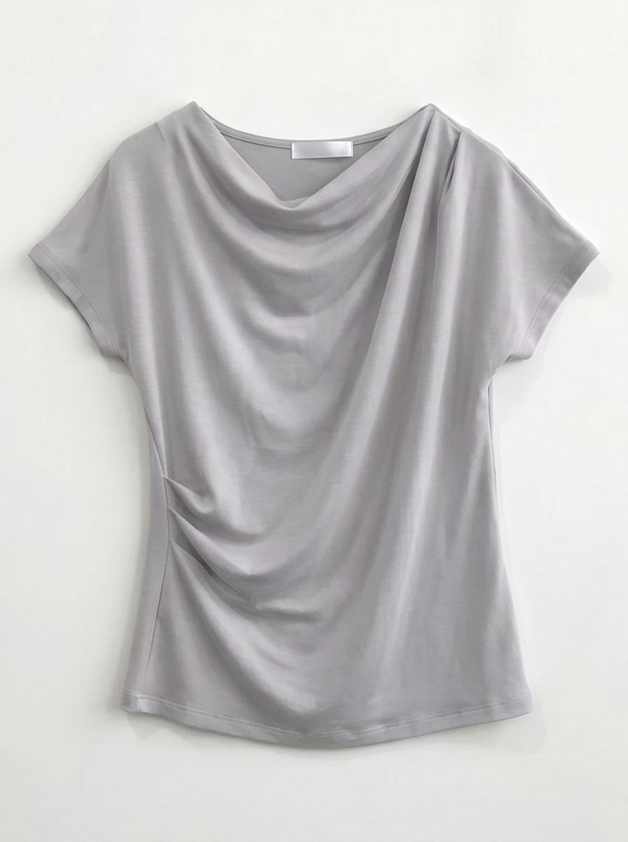 ドレープオフショルダー半袖Tシャツ | DHOLIC | 詳細画像30
