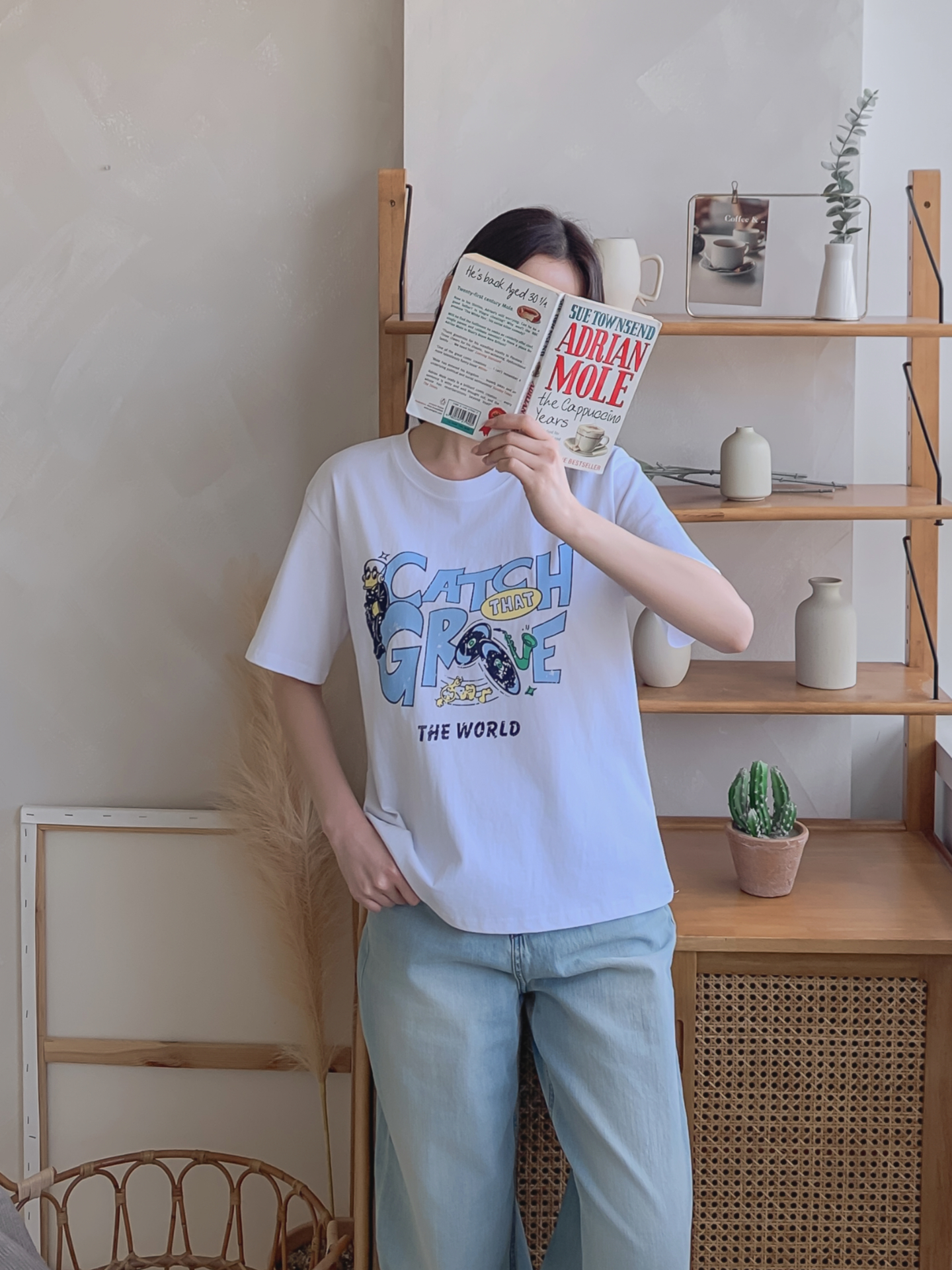 コットンラウンドネックベーシック半袖ロゴTシャツ | 詳細画像21
