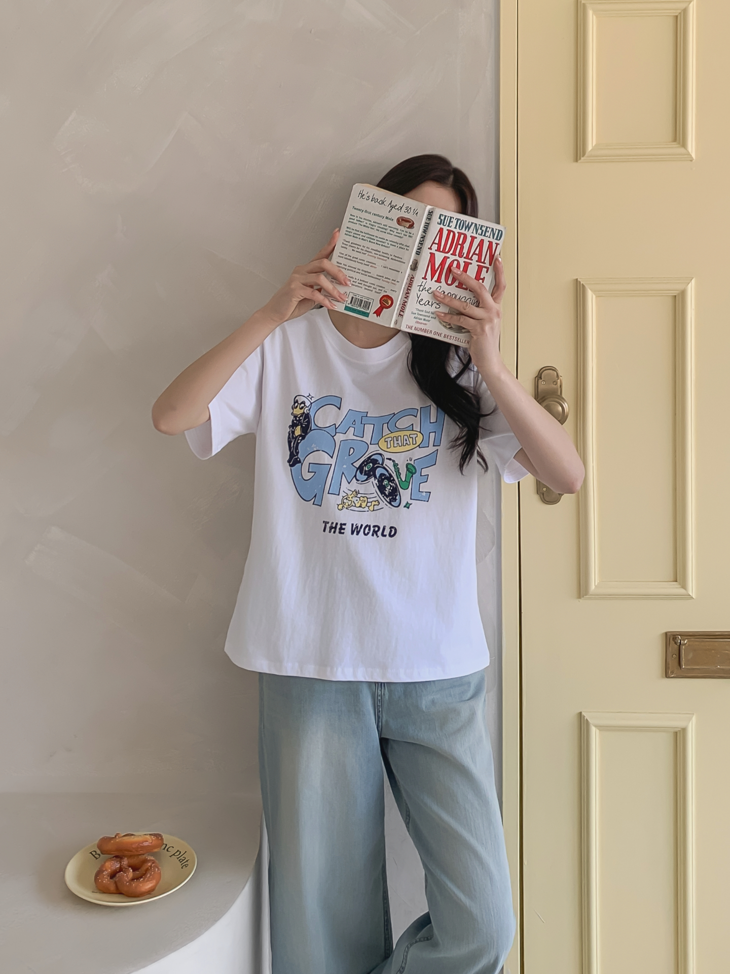 コットンラウンドネックベーシック半袖ロゴTシャツ | 詳細画像24