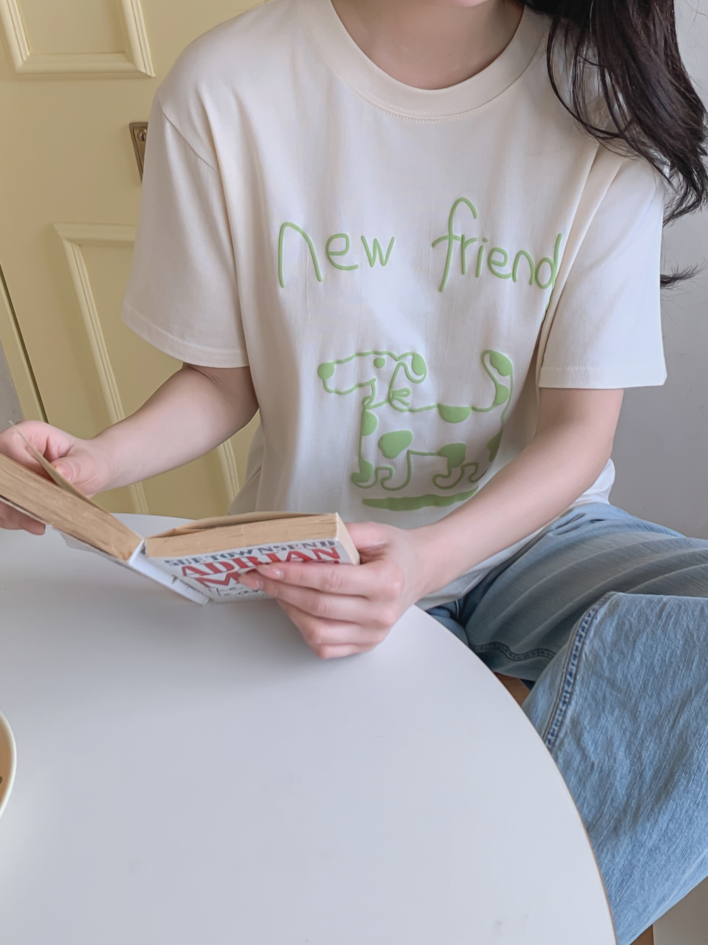 ラウンドネックベーシック半袖ロゴTシャツ | 詳細画像13
