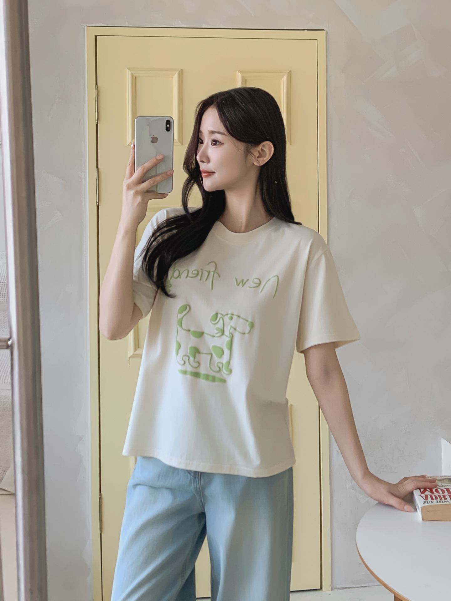 ラウンドネックベーシック半袖ロゴTシャツ | 詳細画像16