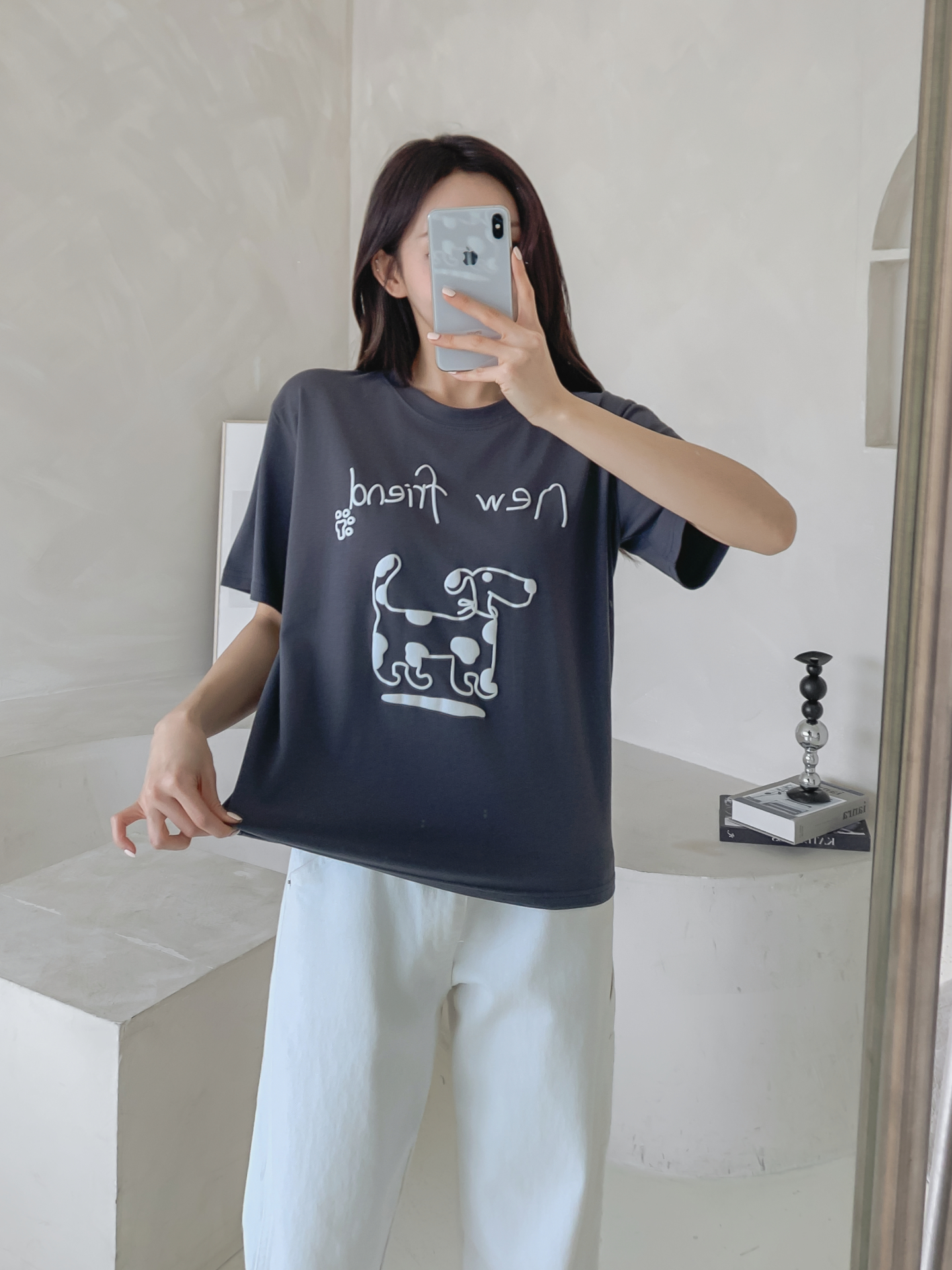 ラウンドネックベーシック半袖ロゴTシャツ | 詳細画像19