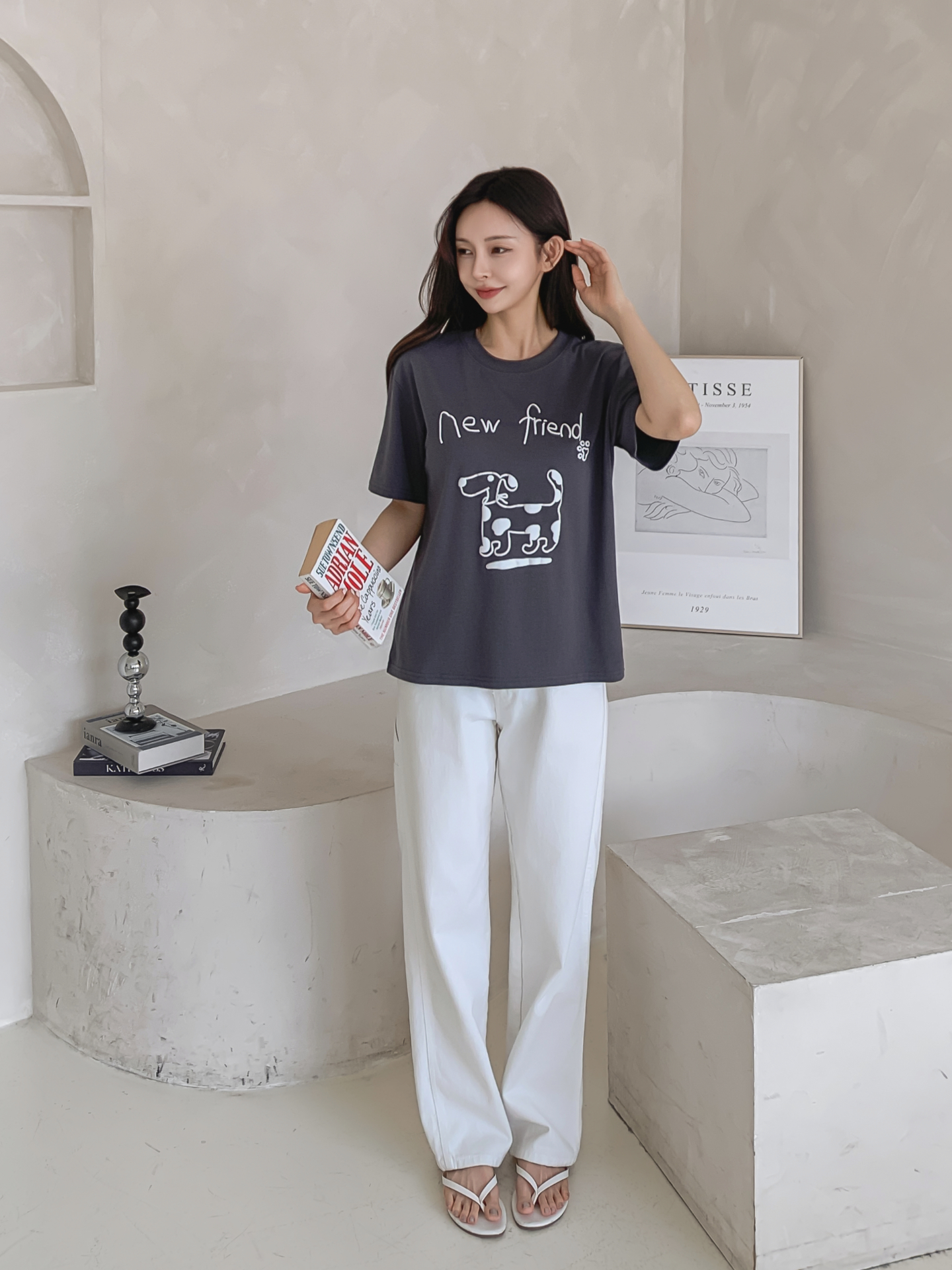 ラウンドネックベーシック半袖ロゴTシャツ | 詳細画像20