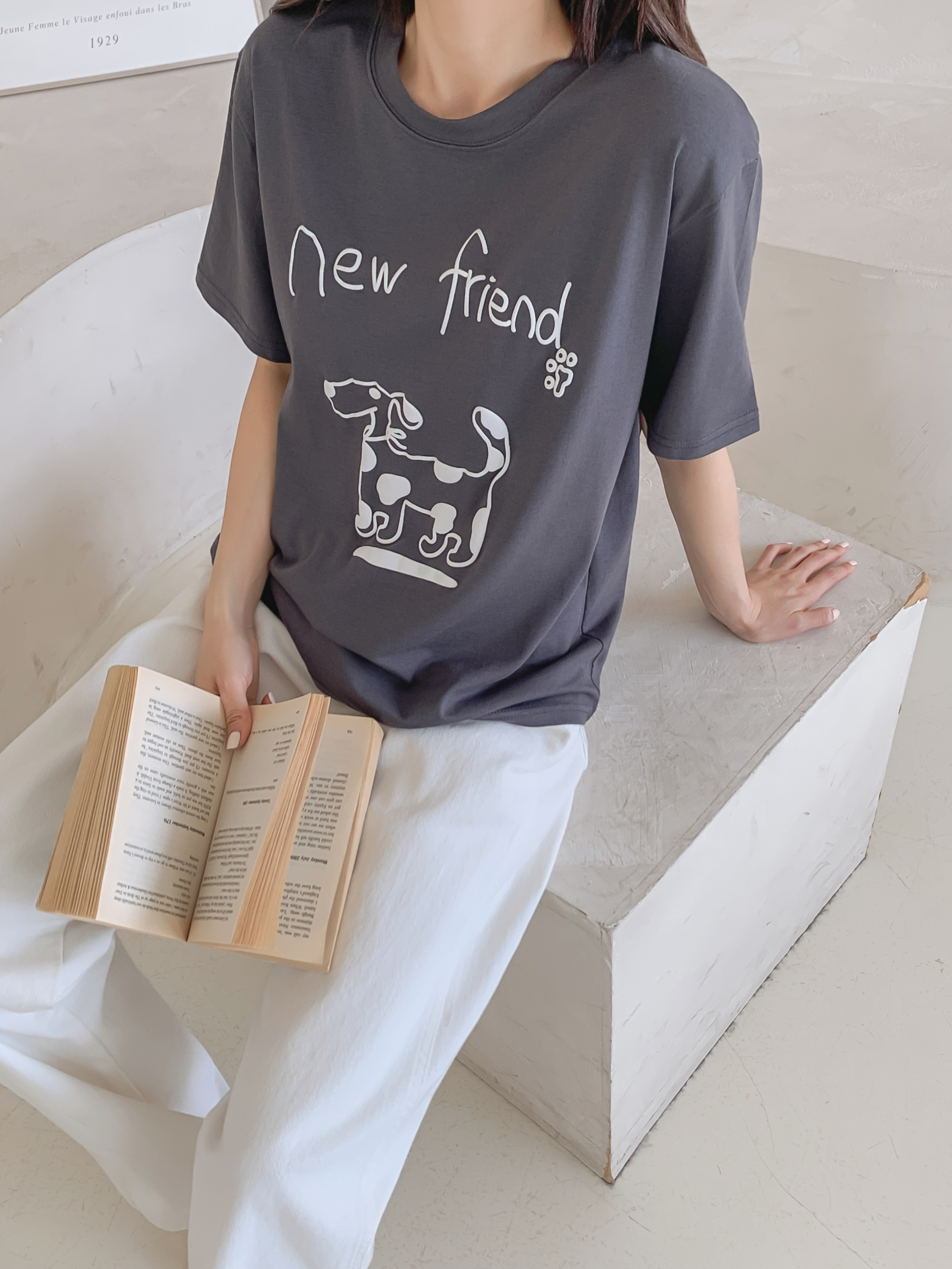 ラウンドネックベーシック半袖ロゴTシャツ | 詳細画像25