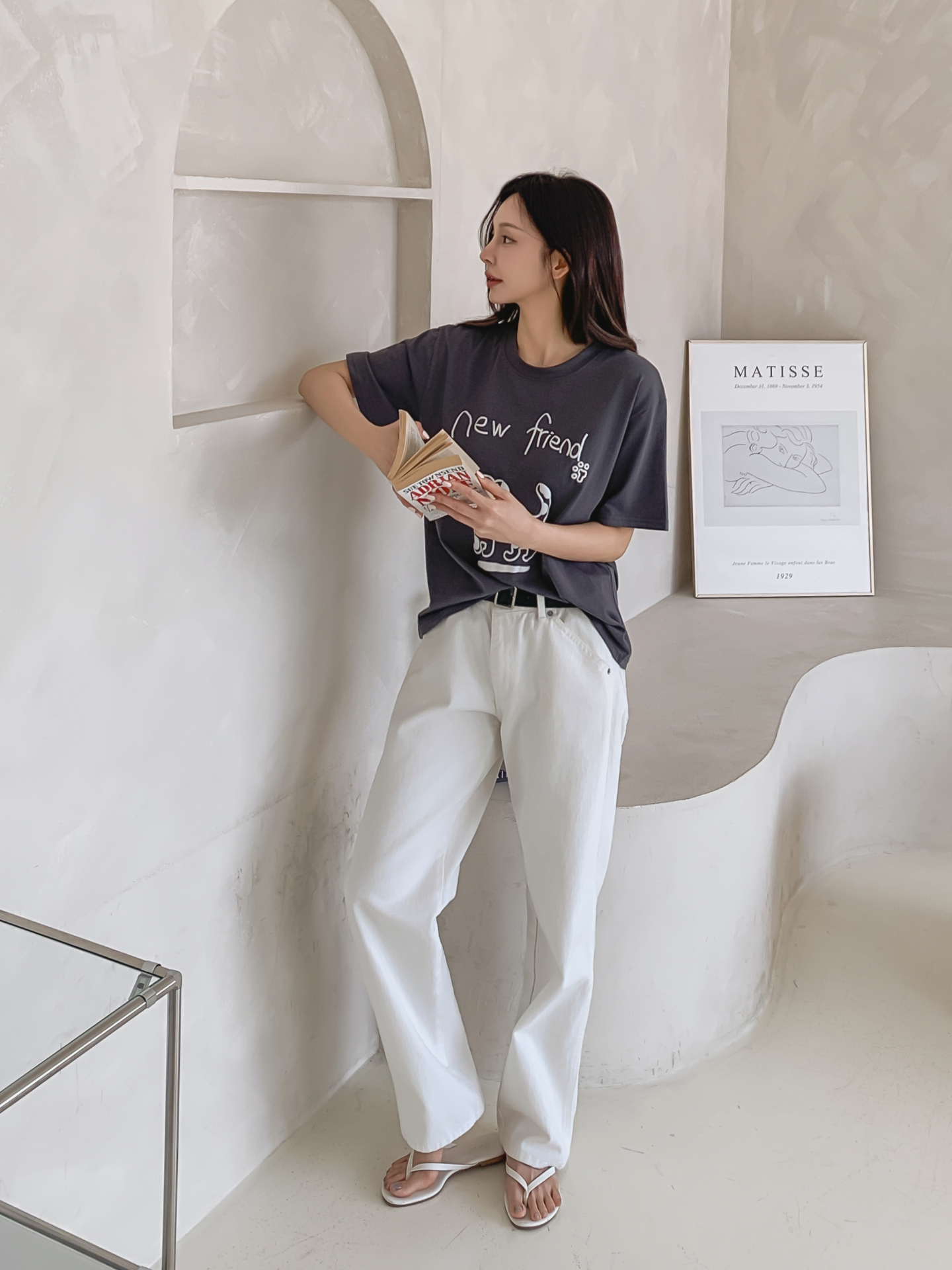 ラウンドネックベーシック半袖ロゴTシャツ | 詳細画像32