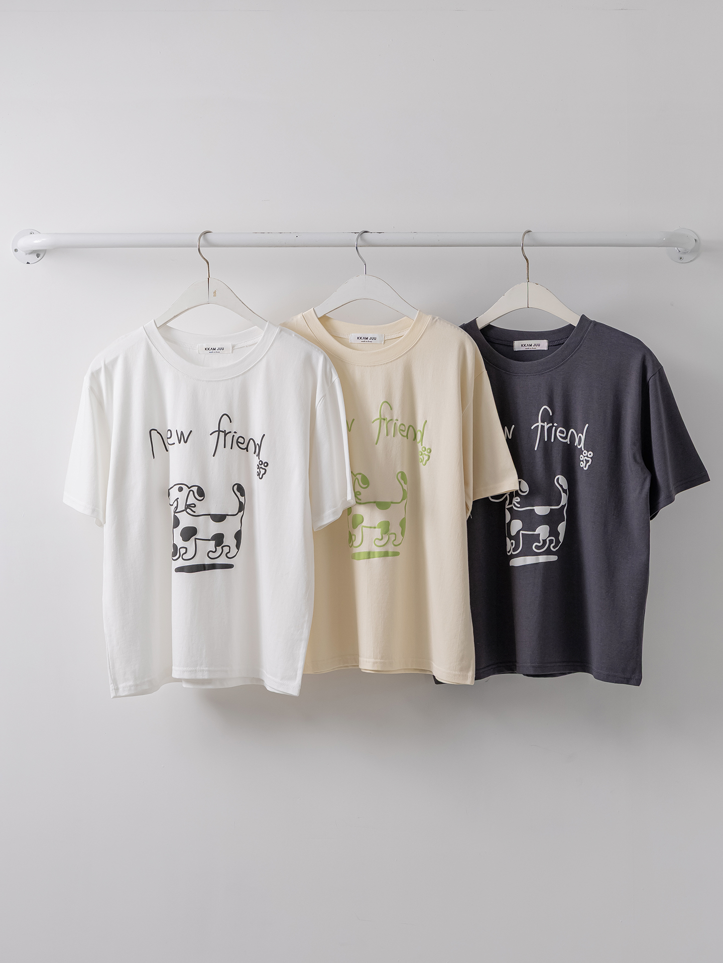 ラウンドネックベーシック半袖ロゴTシャツ | 詳細画像34
