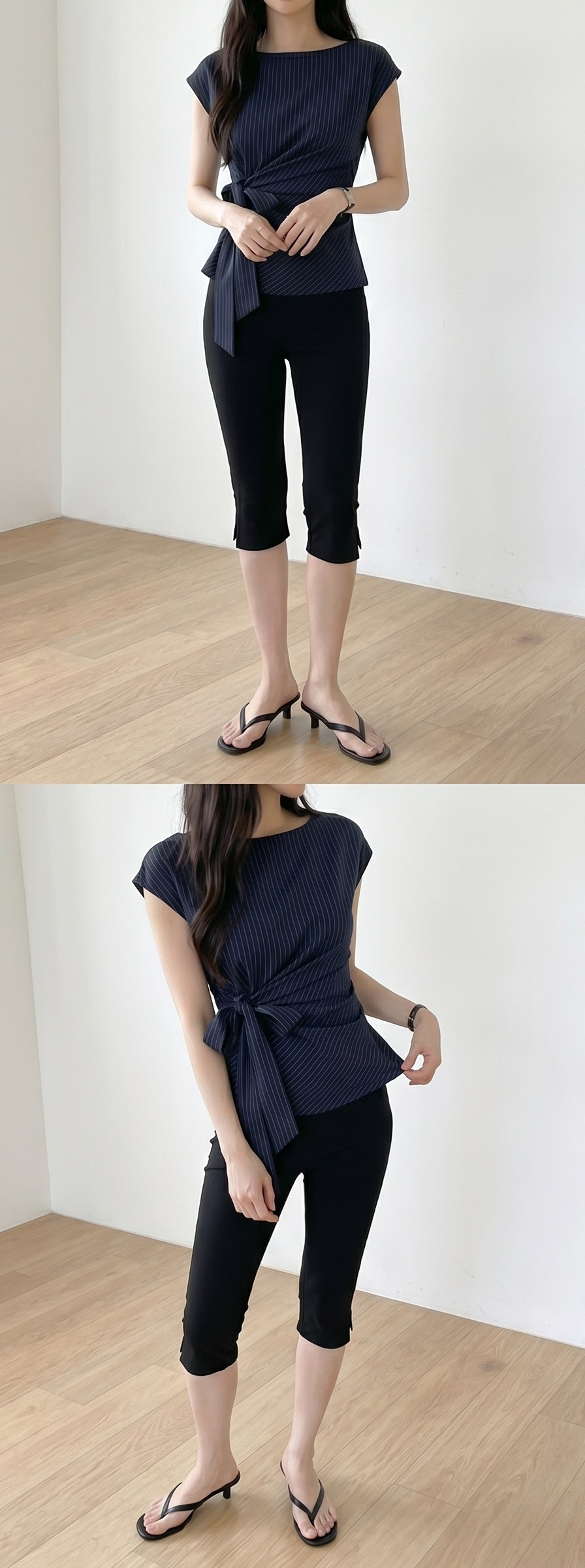 スリットウエストゴムショートレギンスショートパンツ | 詳細画像7