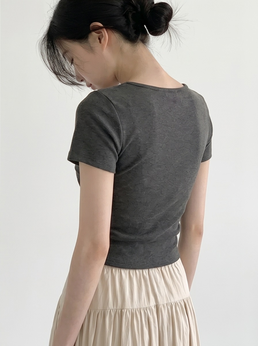 ボウタイベーシックスリム半袖Tシャツ | 詳細画像7