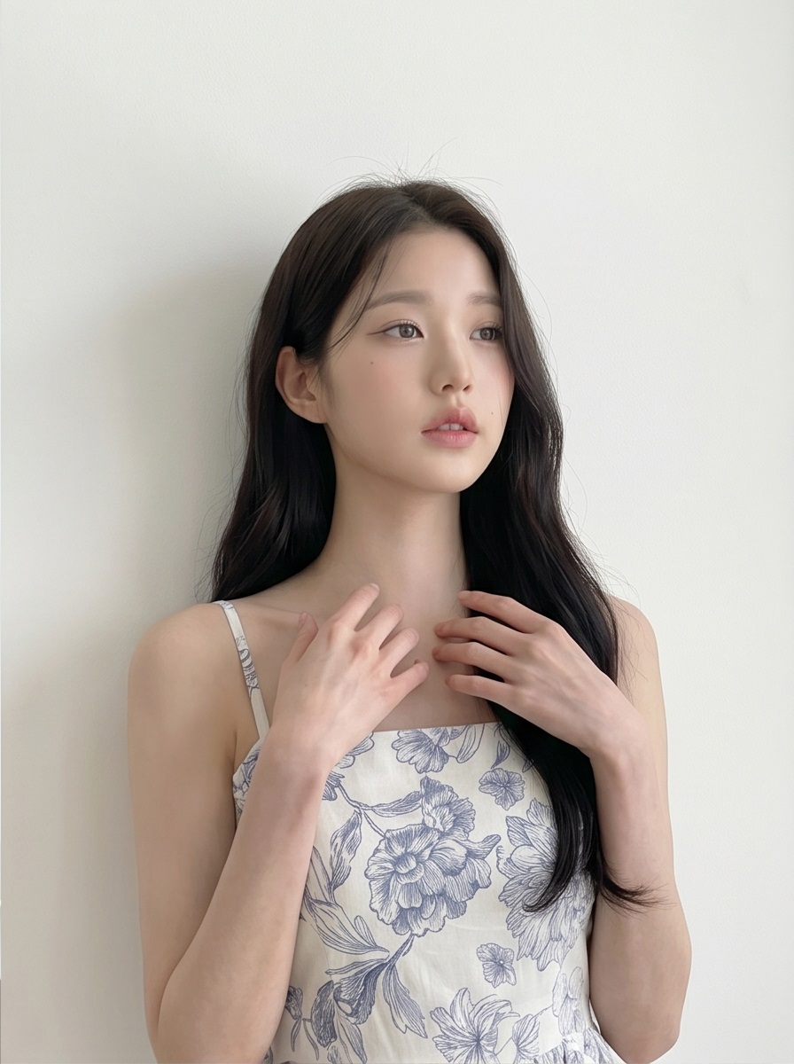 シャーリングロング花柄キャミワンピース | 詳細画像7