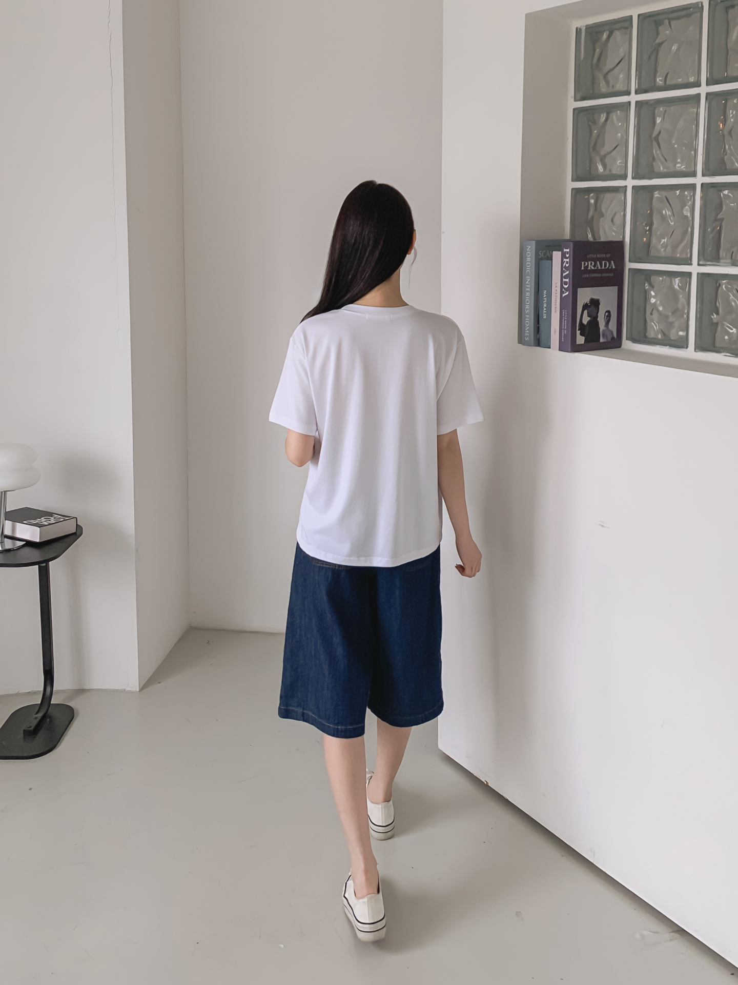 ラウンドネック半袖レタリングTシャツ | 詳細画像25