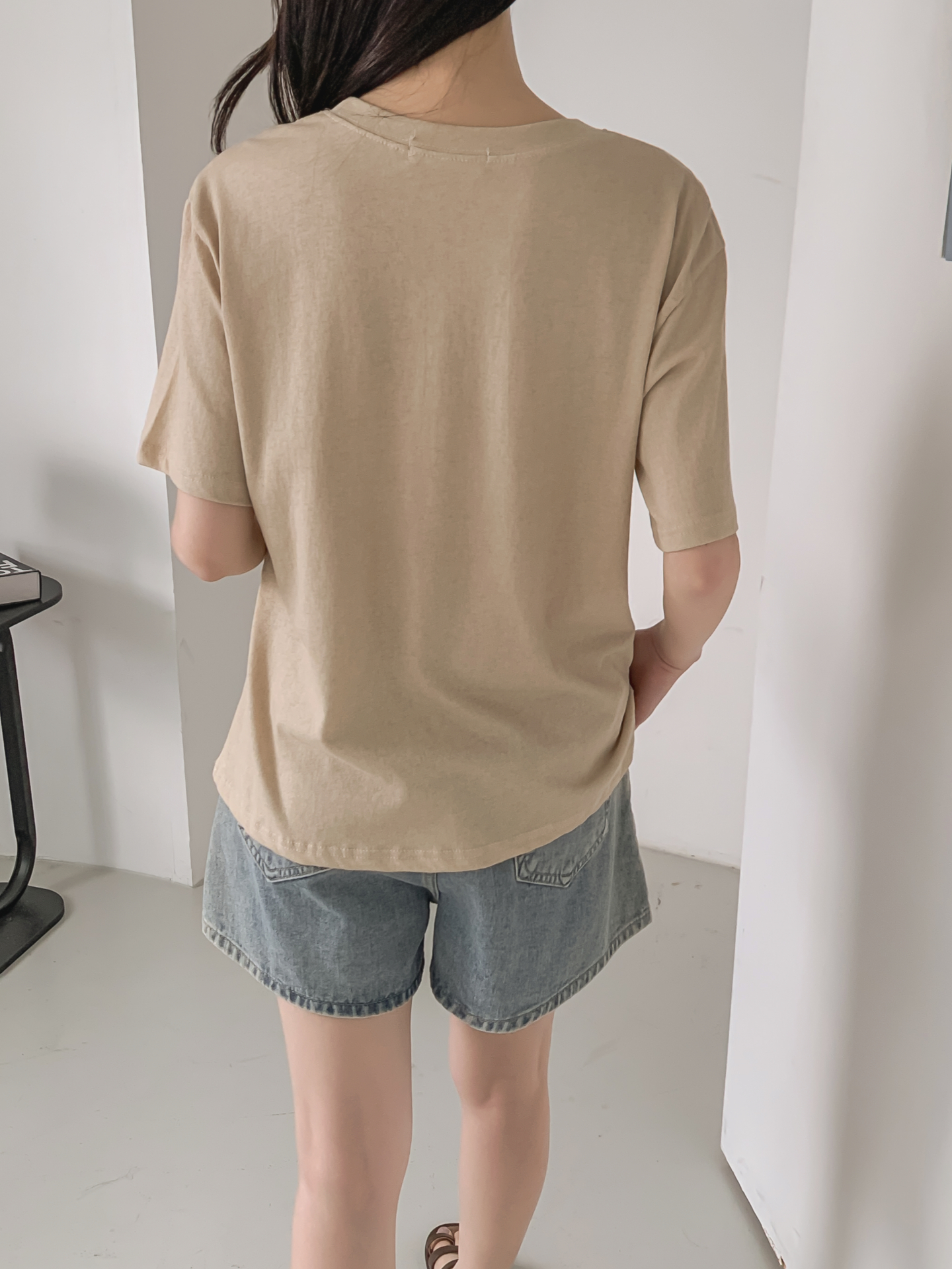 コットンラウンドネック半袖プリントTシャツ | 詳細画像20