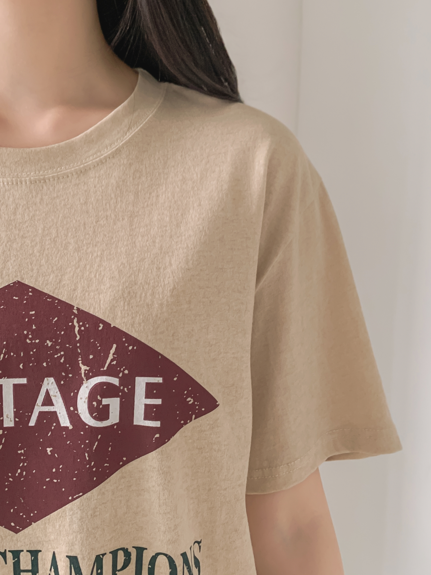 コットンラウンドネック半袖プリントTシャツ | 詳細画像29