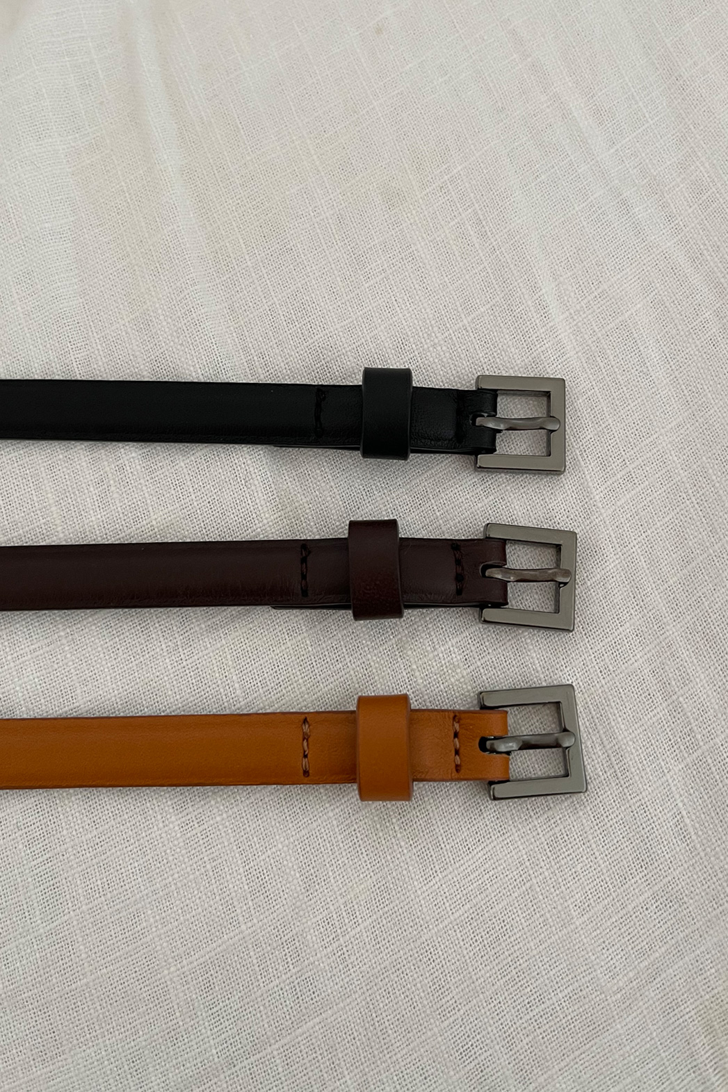 カウレザーバックルベーシック無地ベルトオールシーズン | DHOLIC | 詳細画像16