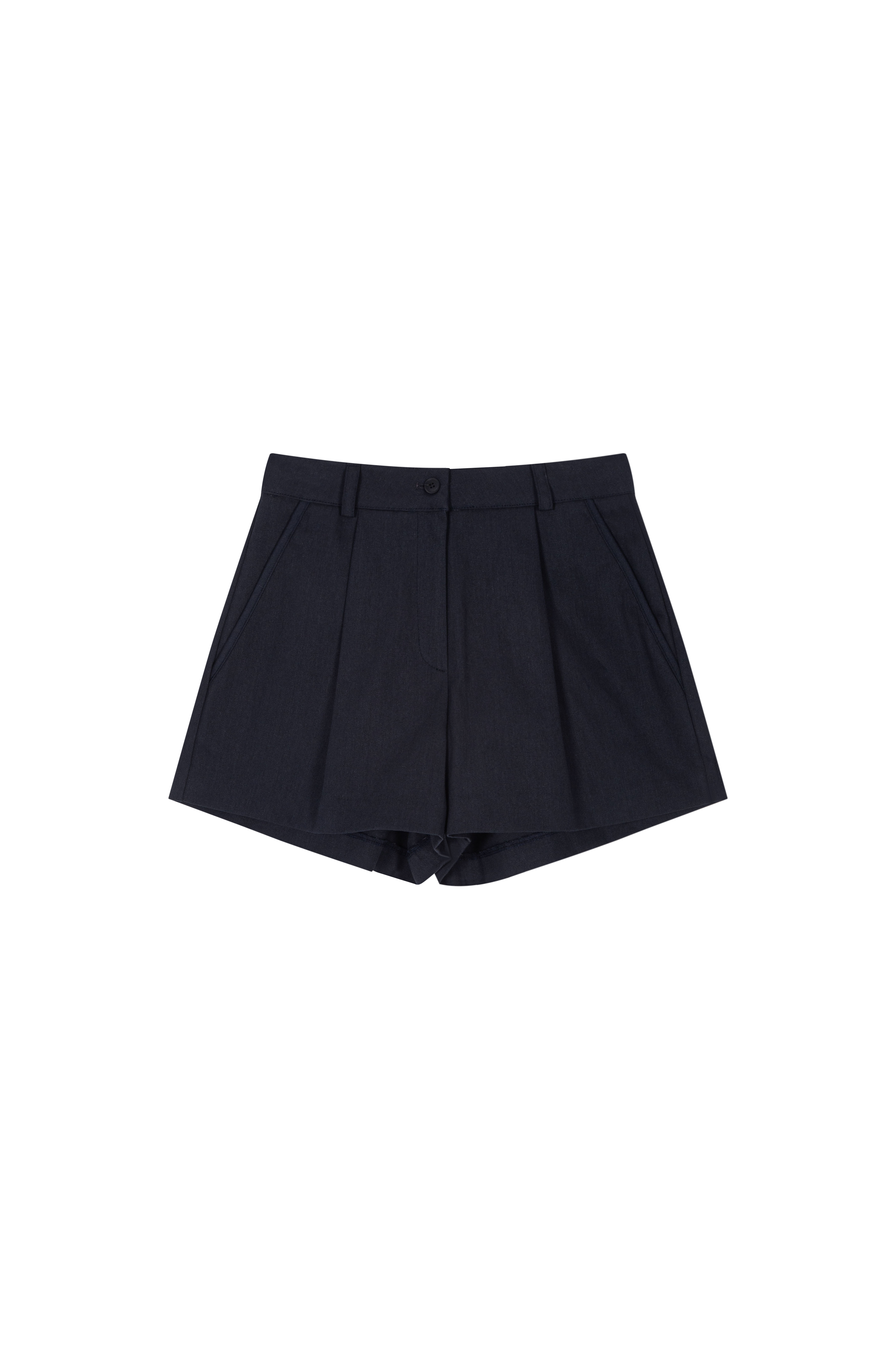 コットンピンタックベーシックショート無地パンツ春夏秋 | DHOLIC | 詳細画像47