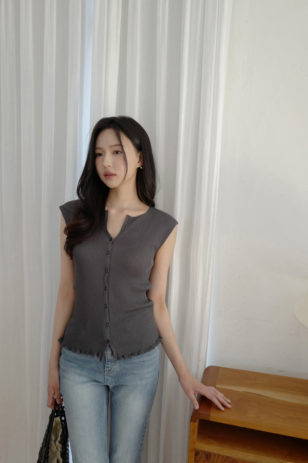 ストレッチコットンポケットスリムブーツカット無地デニムパンツオールシーズン | DHOLIC | 詳細画像18