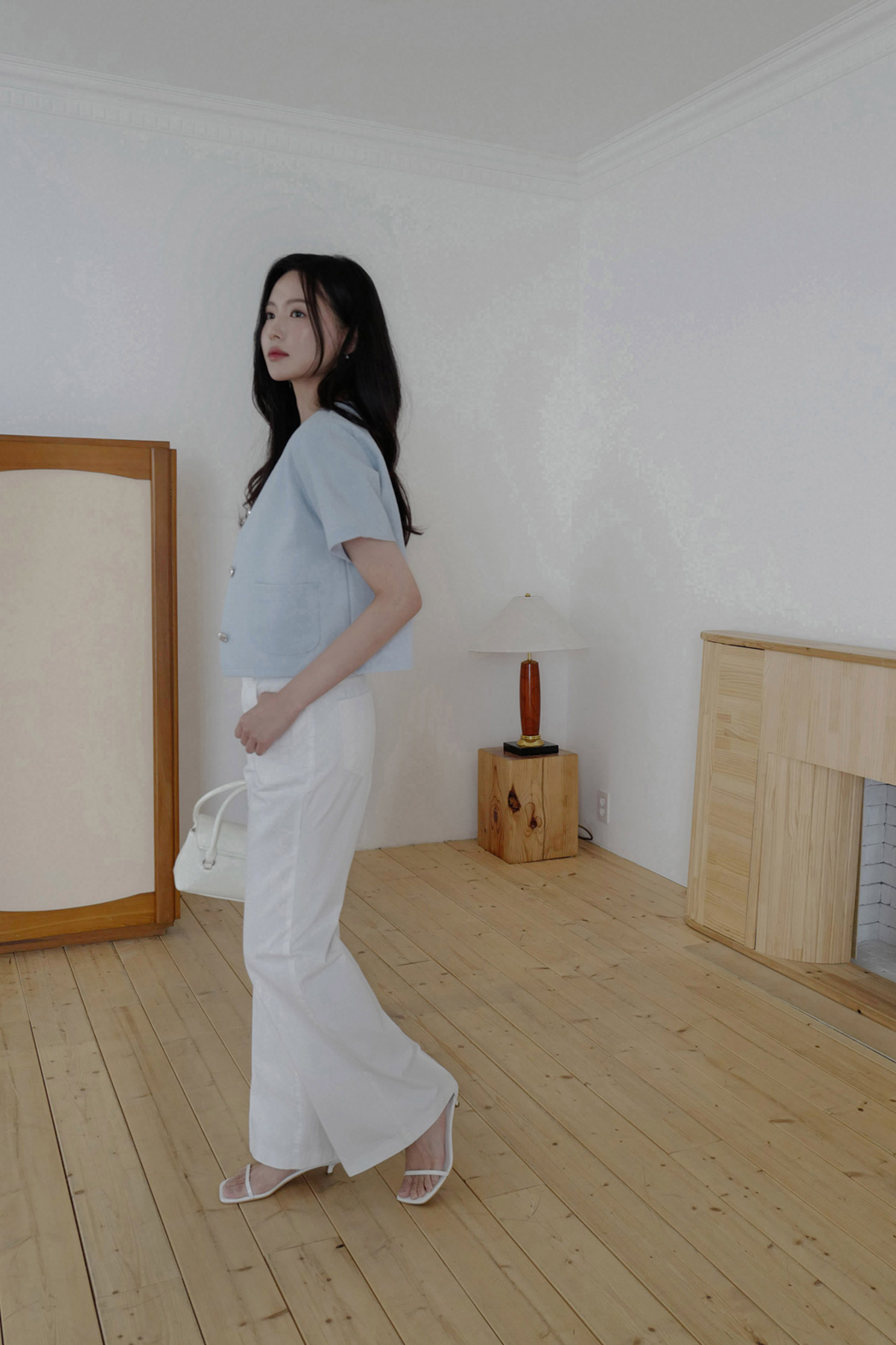 コットンベーシックブーツカット無地パンツオールシーズン | DHOLIC | 詳細画像6