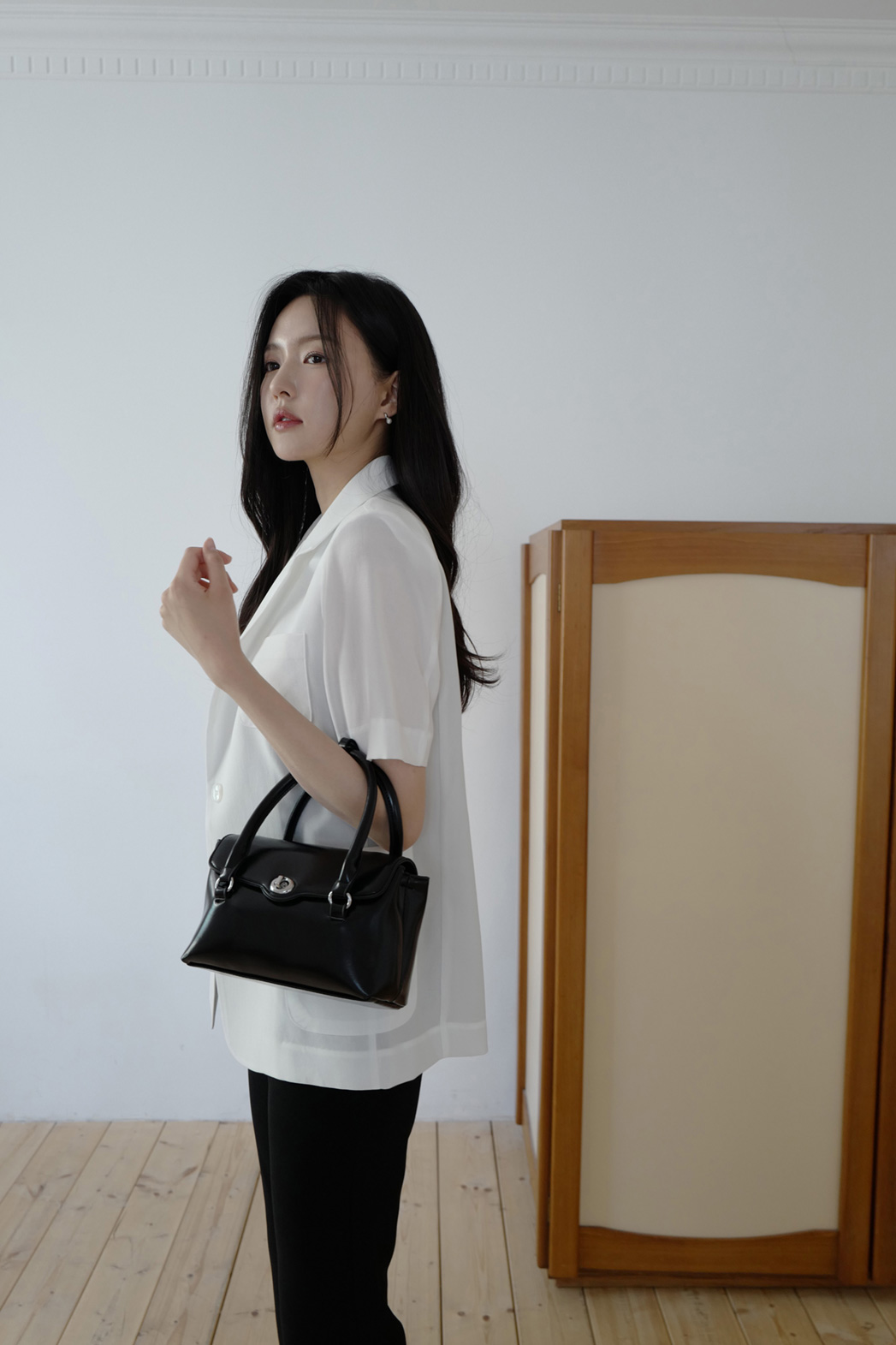 ストレッチボタンスリムブーツカット無地パンツ[選べる丈]2TYPE春夏秋 | DHOLIC | 詳細画像7