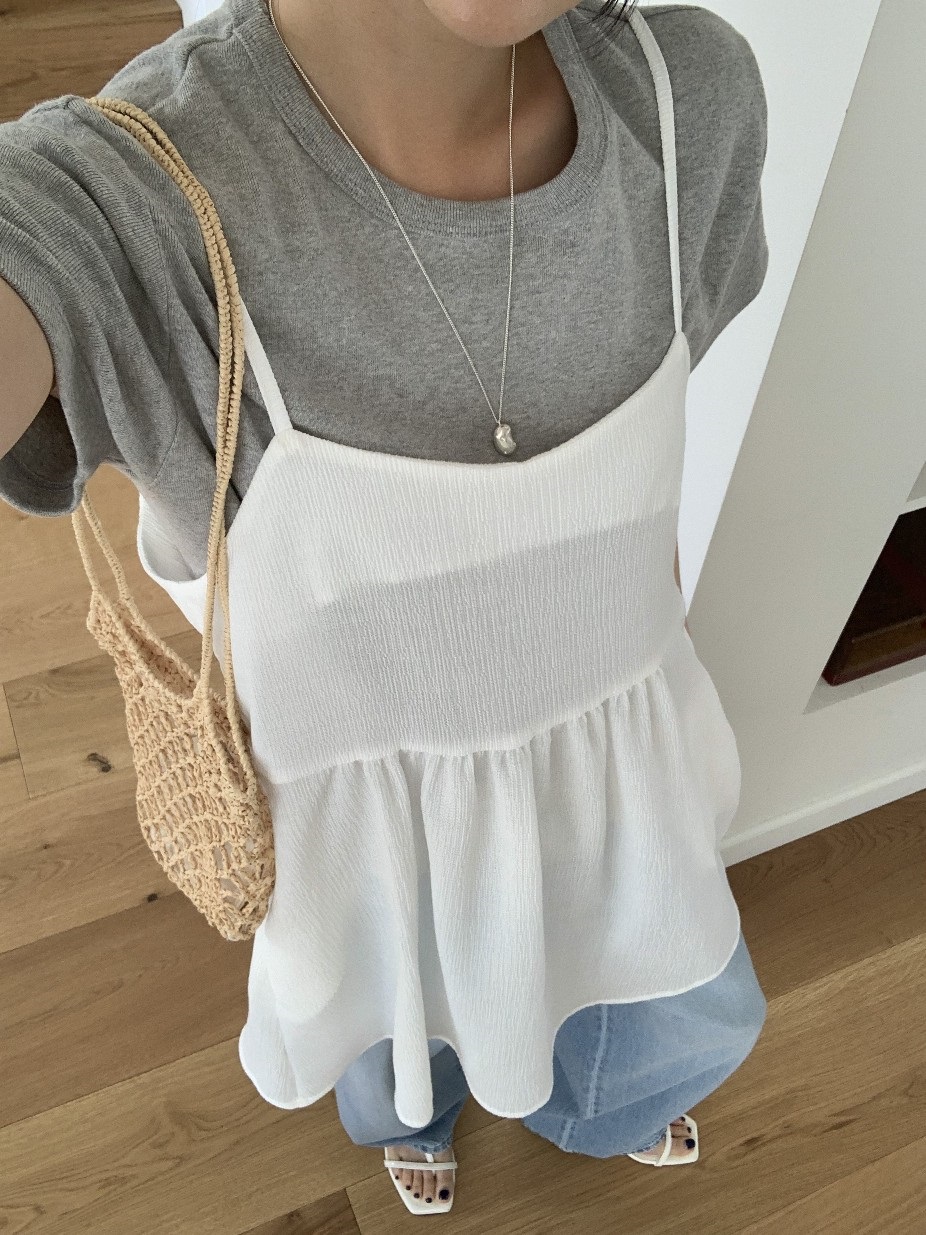 ルーズエンボスミニキャミワンピース | 詳細画像10
