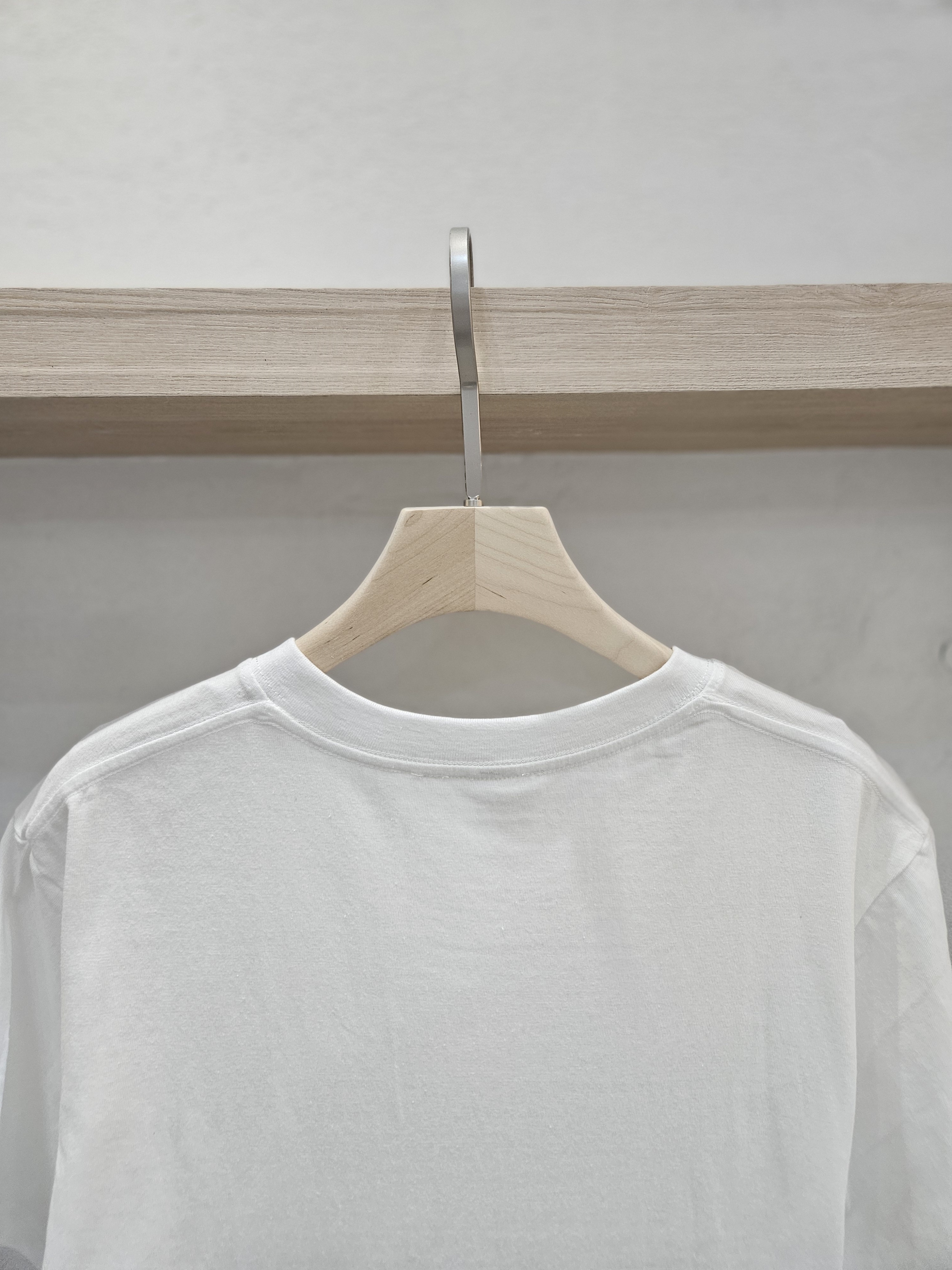 コットンラウンドネックオーバーサイズ半袖レタリングTシャツ | 詳細画像12