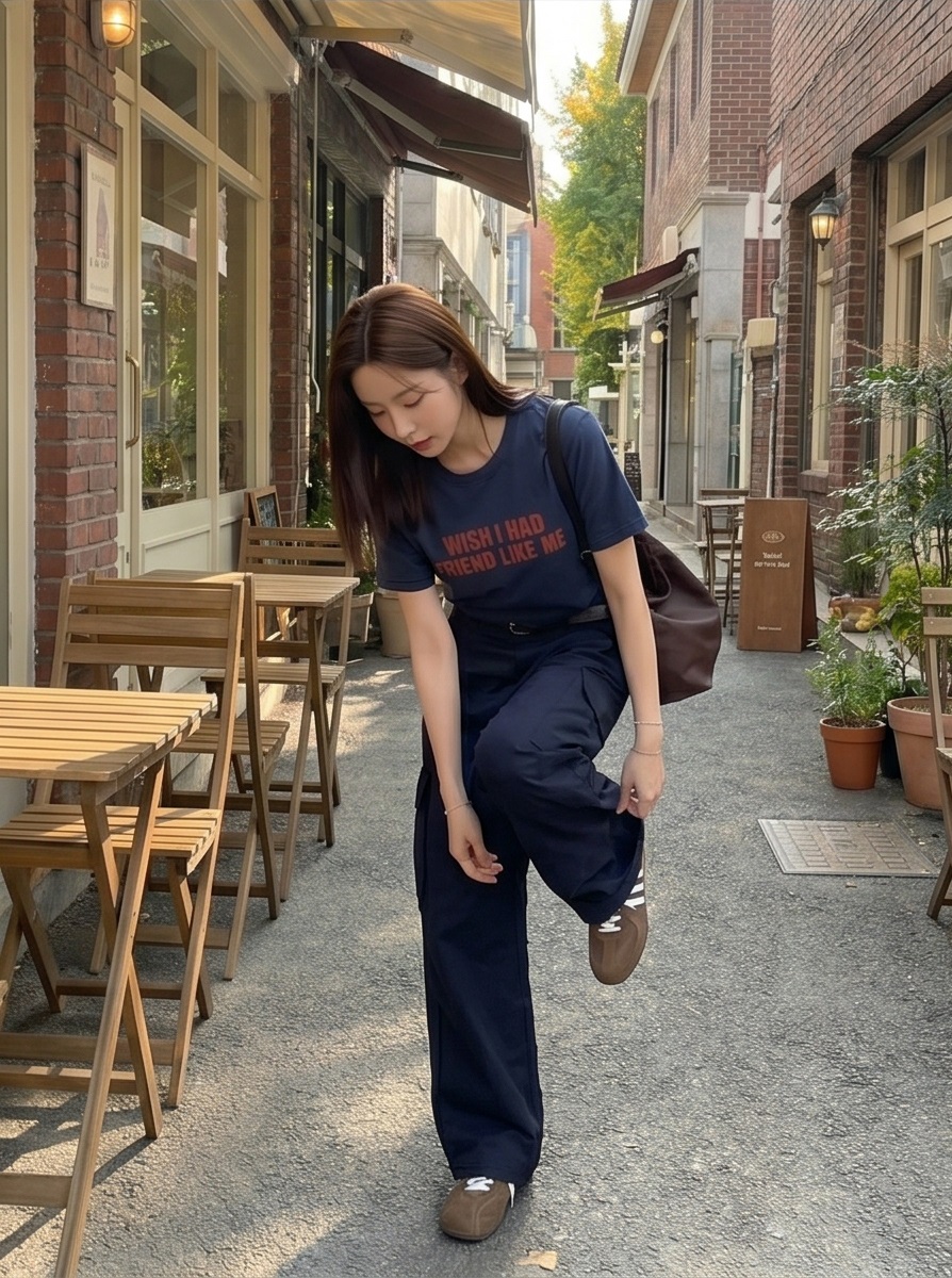 コットン半袖レタリングTシャツ | 詳細画像4