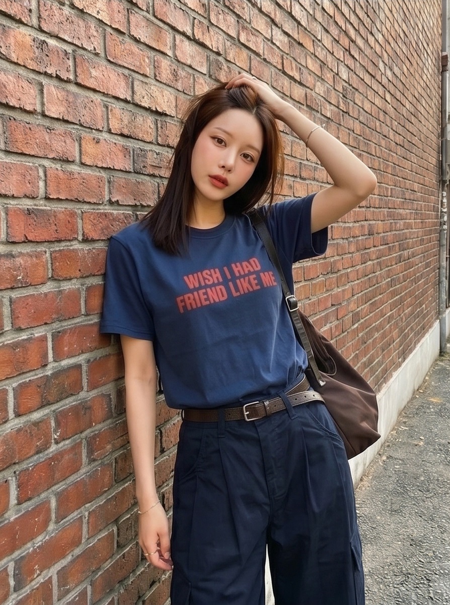 コットン半袖レタリングTシャツ | 詳細画像17