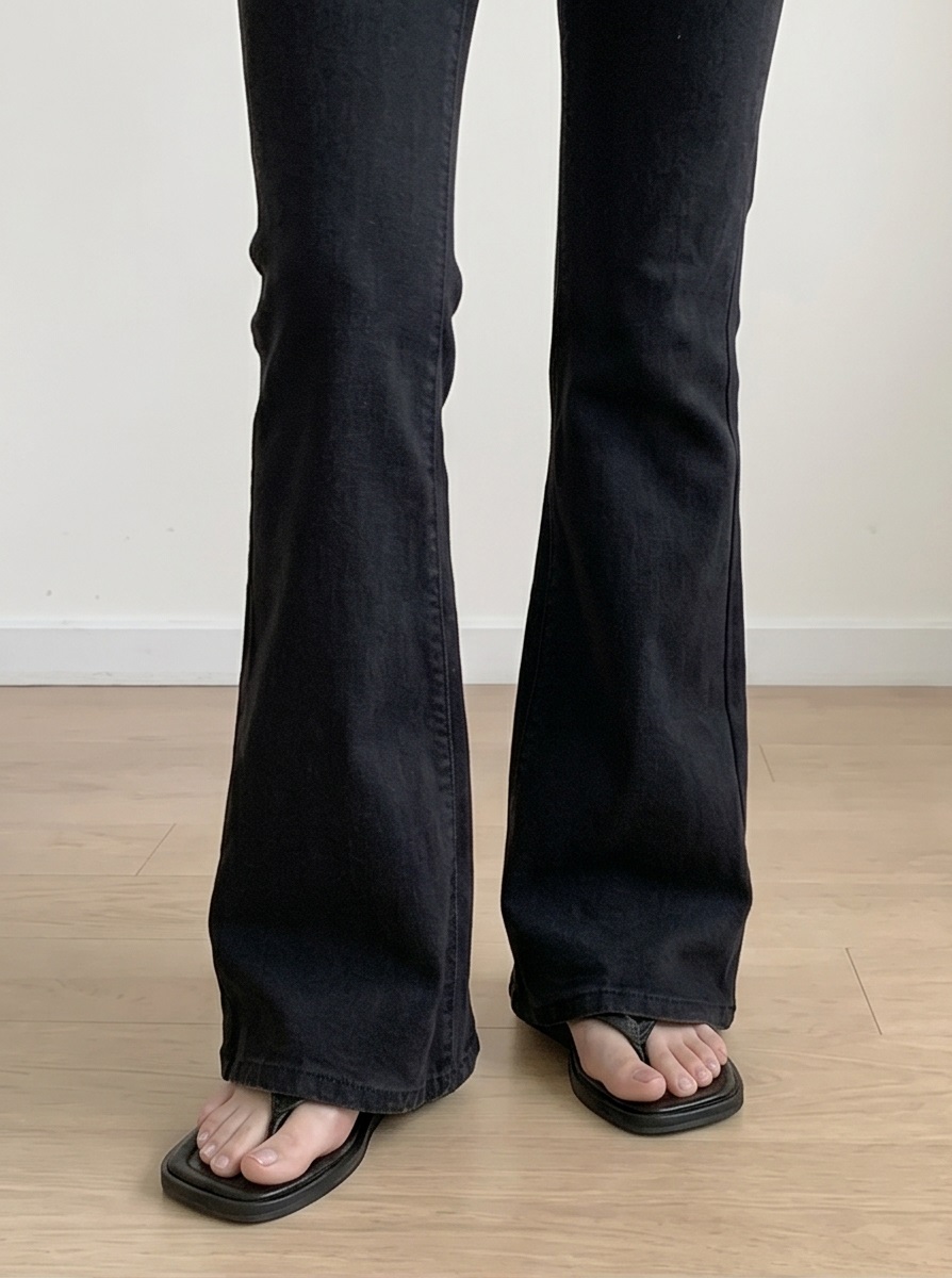 ストレッチハイウエストスリムブーツカットパンツ | 詳細画像18