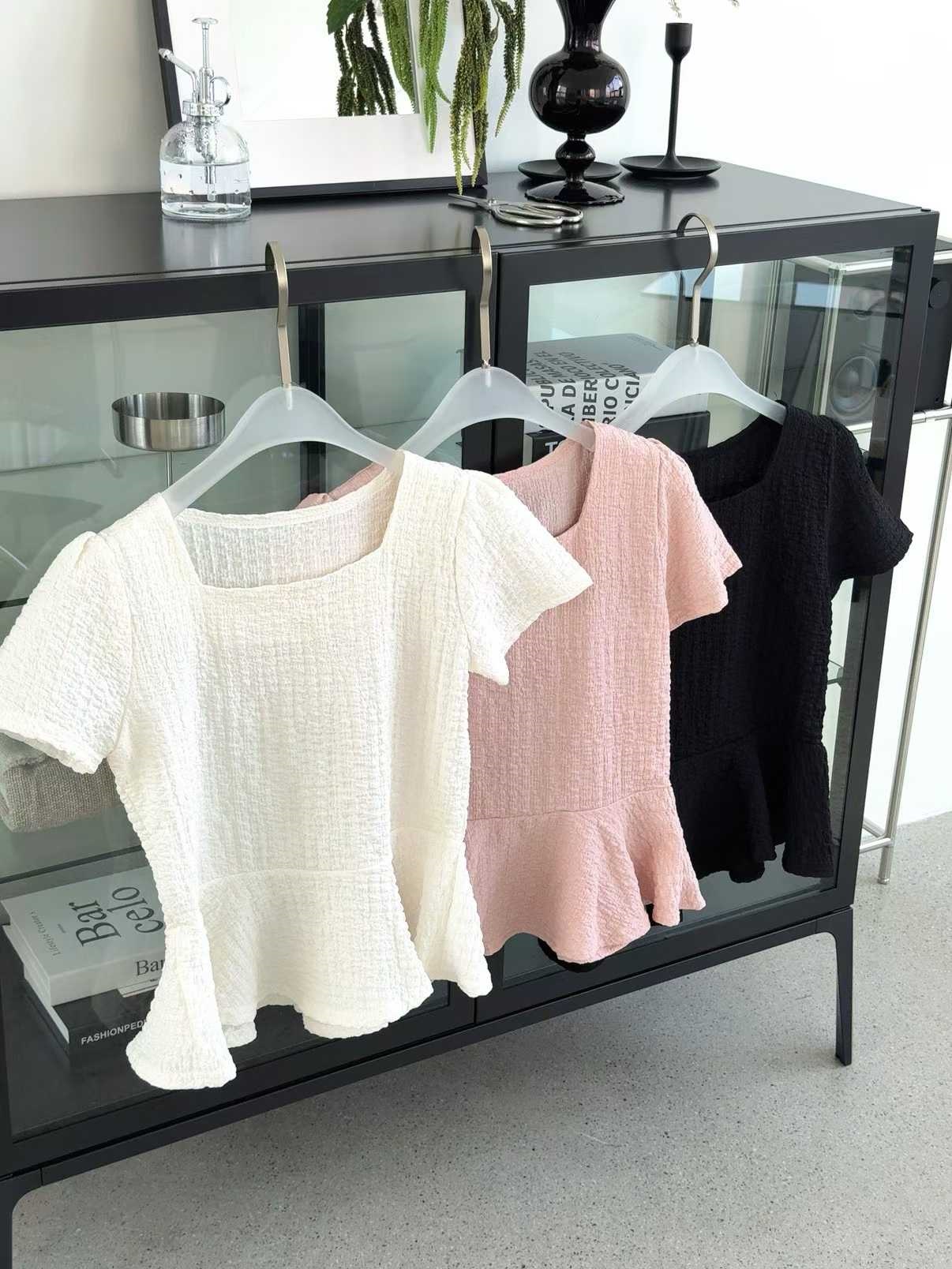 ラウンドネックベーシック半袖フレアTシャツ | 詳細画像9