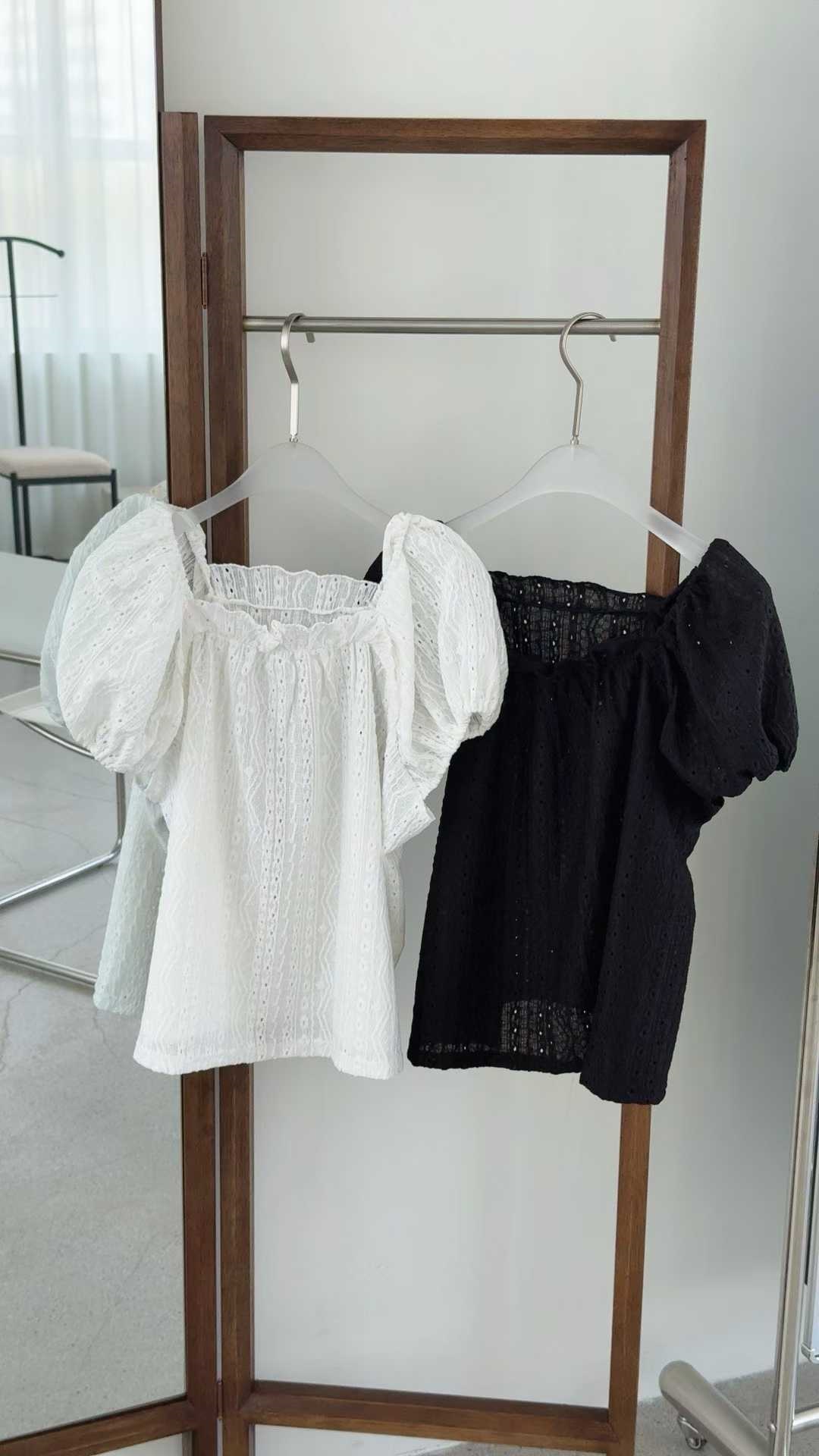 ラウンドネックパンチングベーシック半袖Tシャツ | 詳細画像8