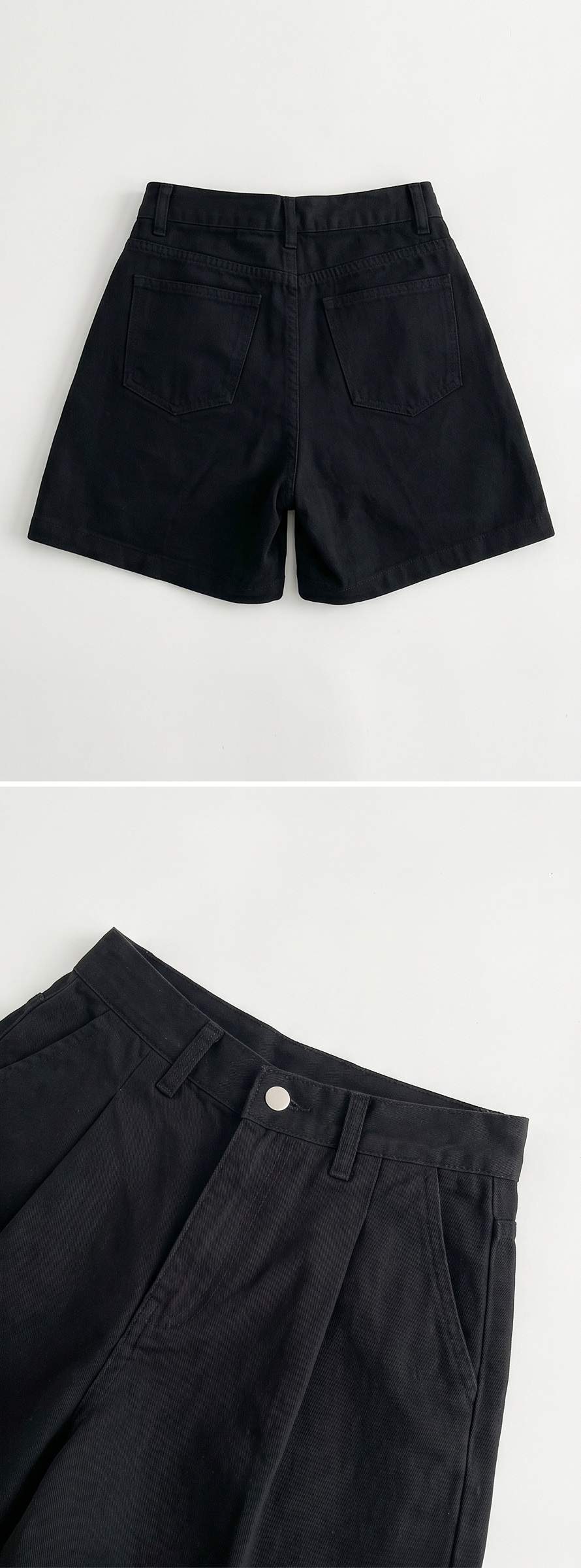 コットンピンタックバックゴム無地ショートパンツ | 詳細画像19