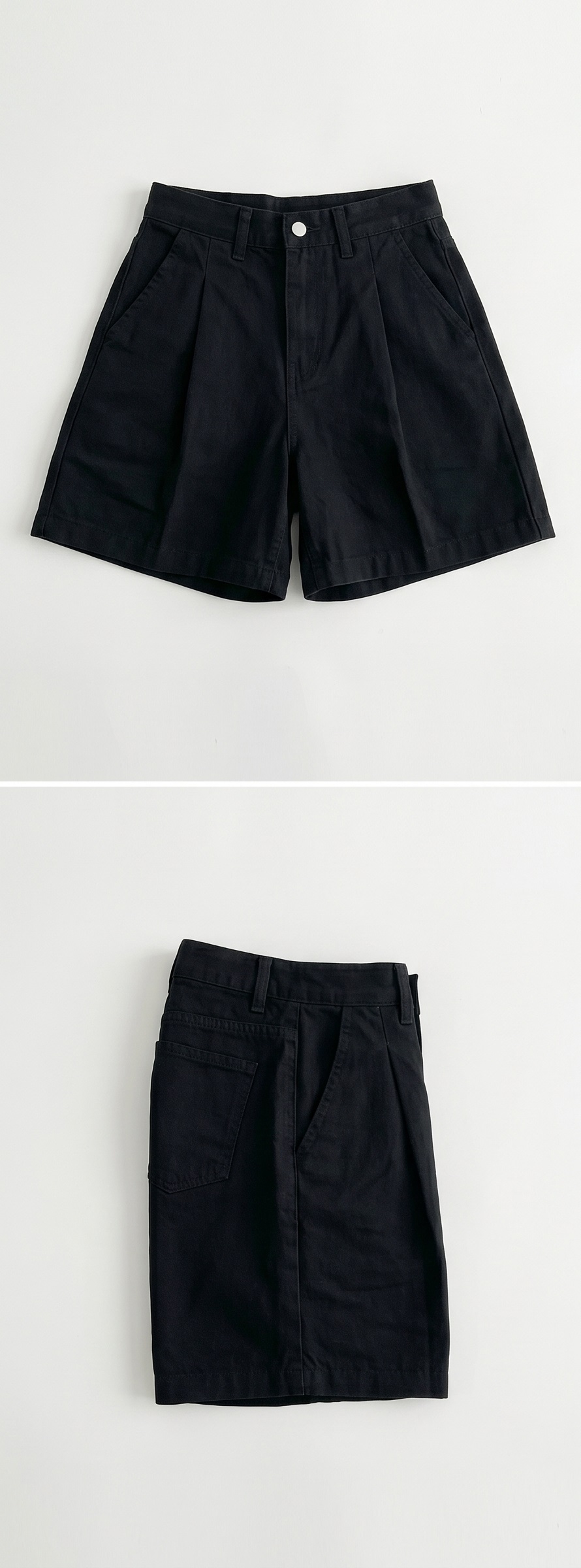 コットンピンタックバックゴム無地ショートパンツ | 詳細画像20