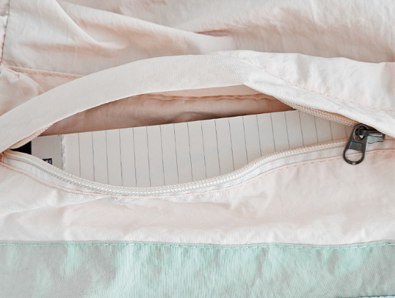 ナイロンポケットドローコードラベル配色バックパック | 詳細画像20