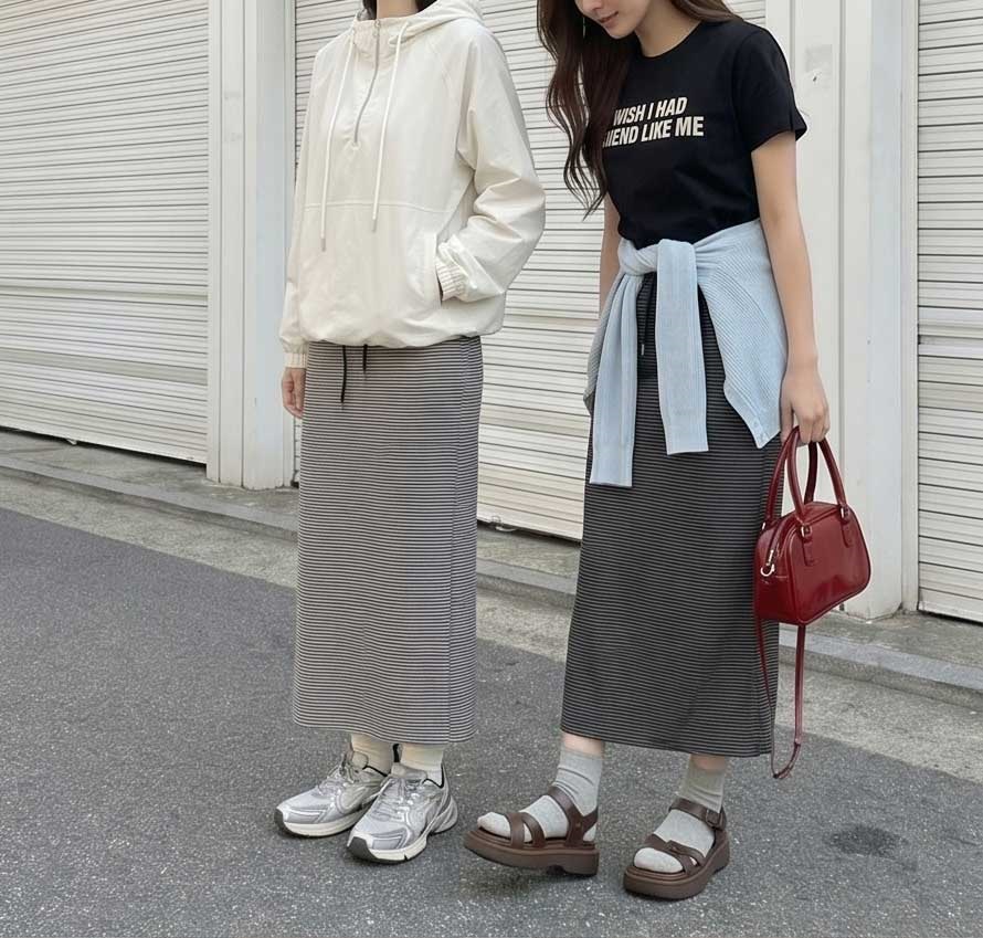 ジップアップフードルーズパステルTシャツ | 詳細画像5