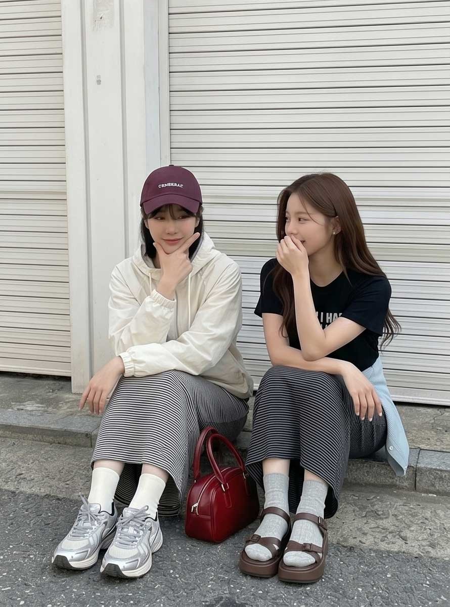 ジップアップフードルーズパステルTシャツ | 詳細画像6