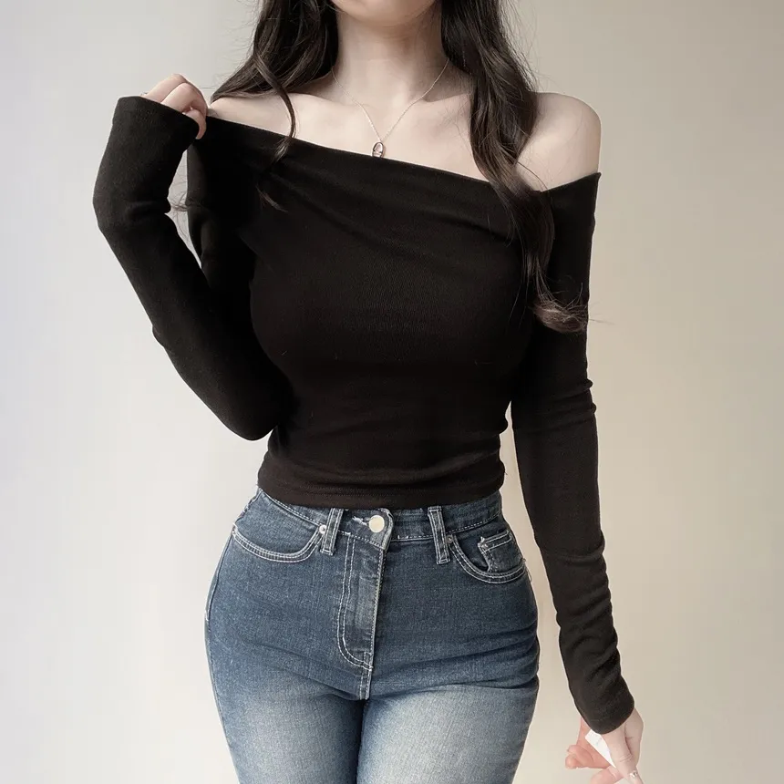 ボタンハイウエストロングリベットディープブルーデニムパンツ | mirangmirang | 詳細画像24