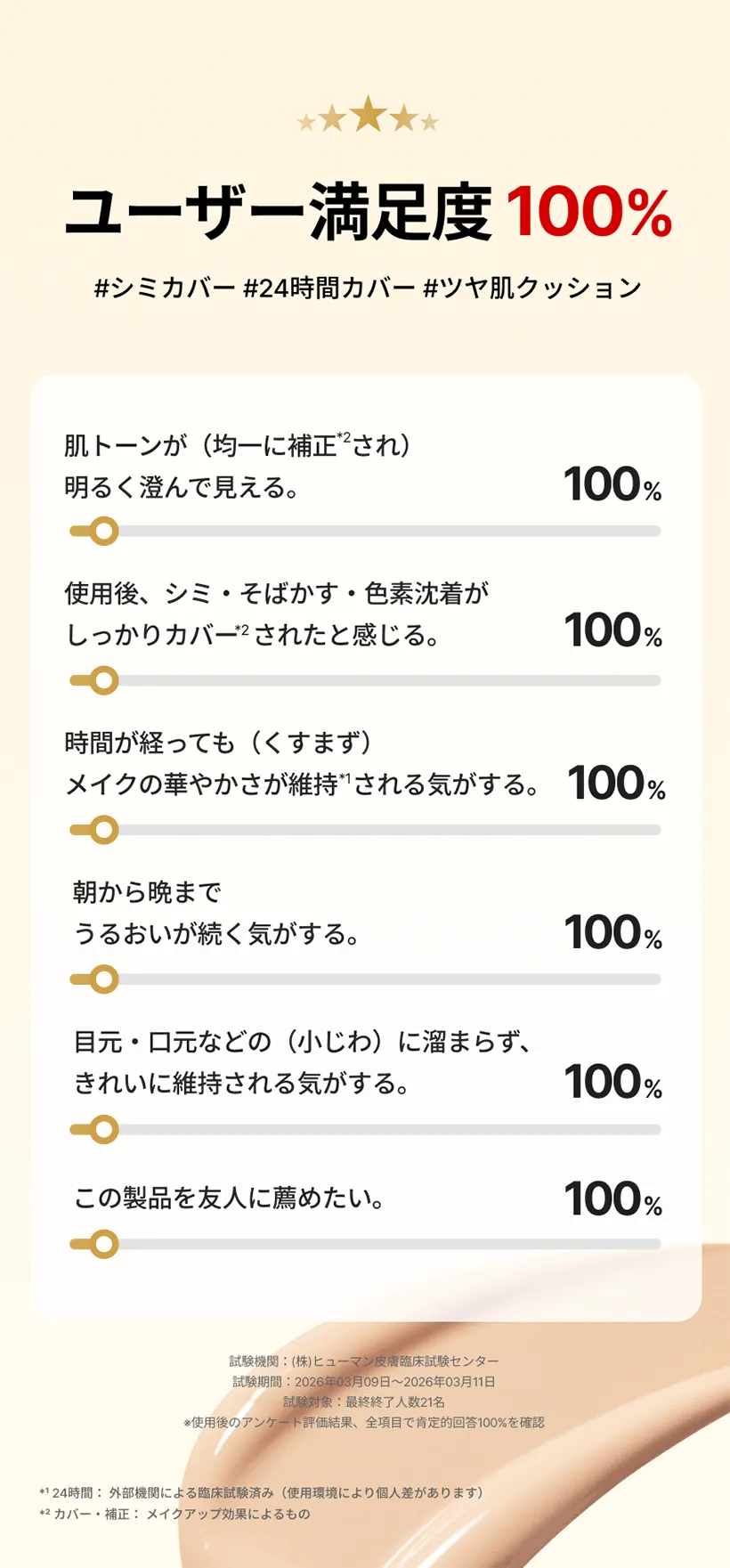 [マックイーンニューヨーク] ダークスポットゼロカバー クッション SPF50+ PA++++ | 詳細画像11