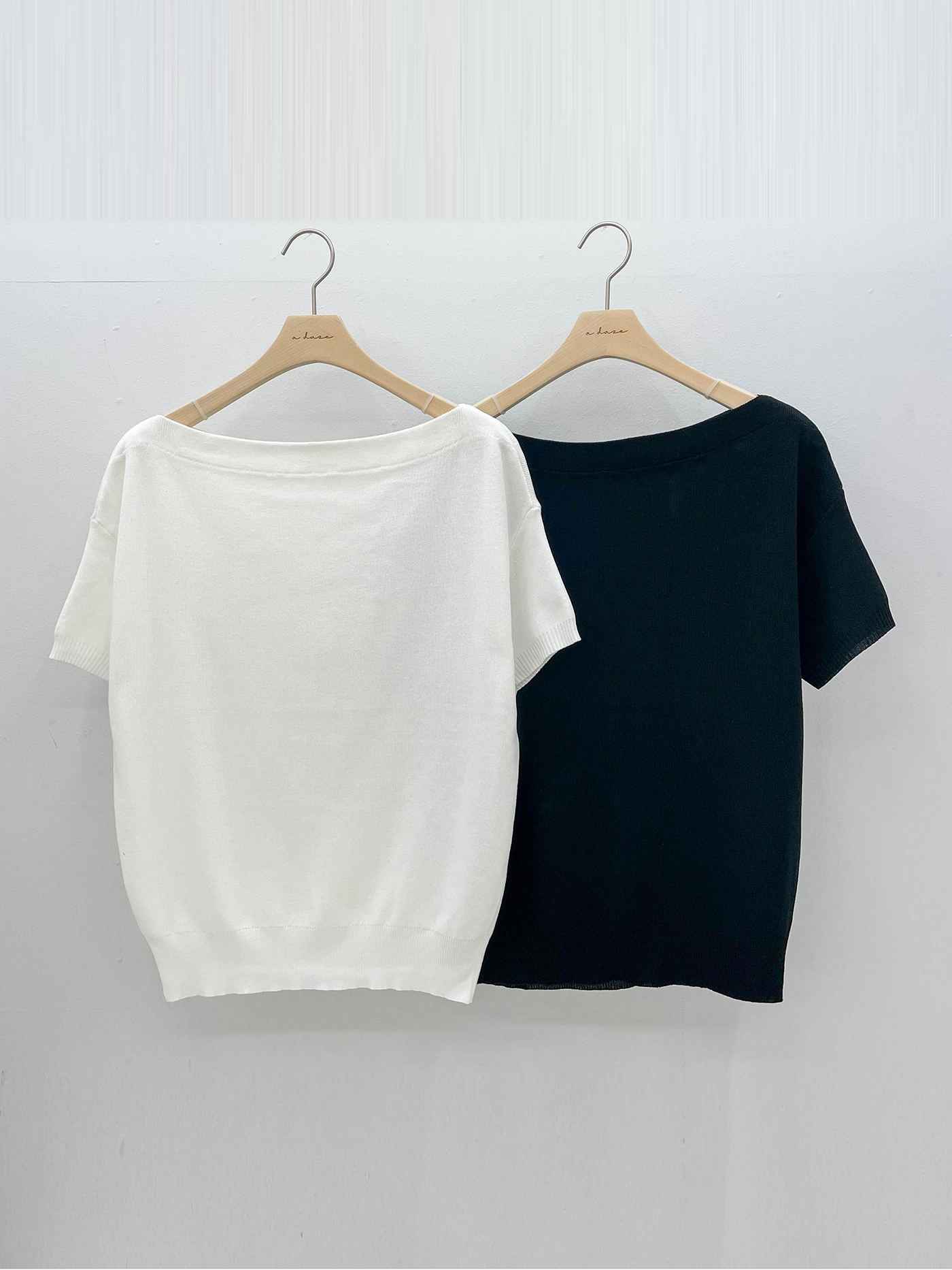 ボートネックベーシックスリム半袖Tシャツ | 詳細画像16