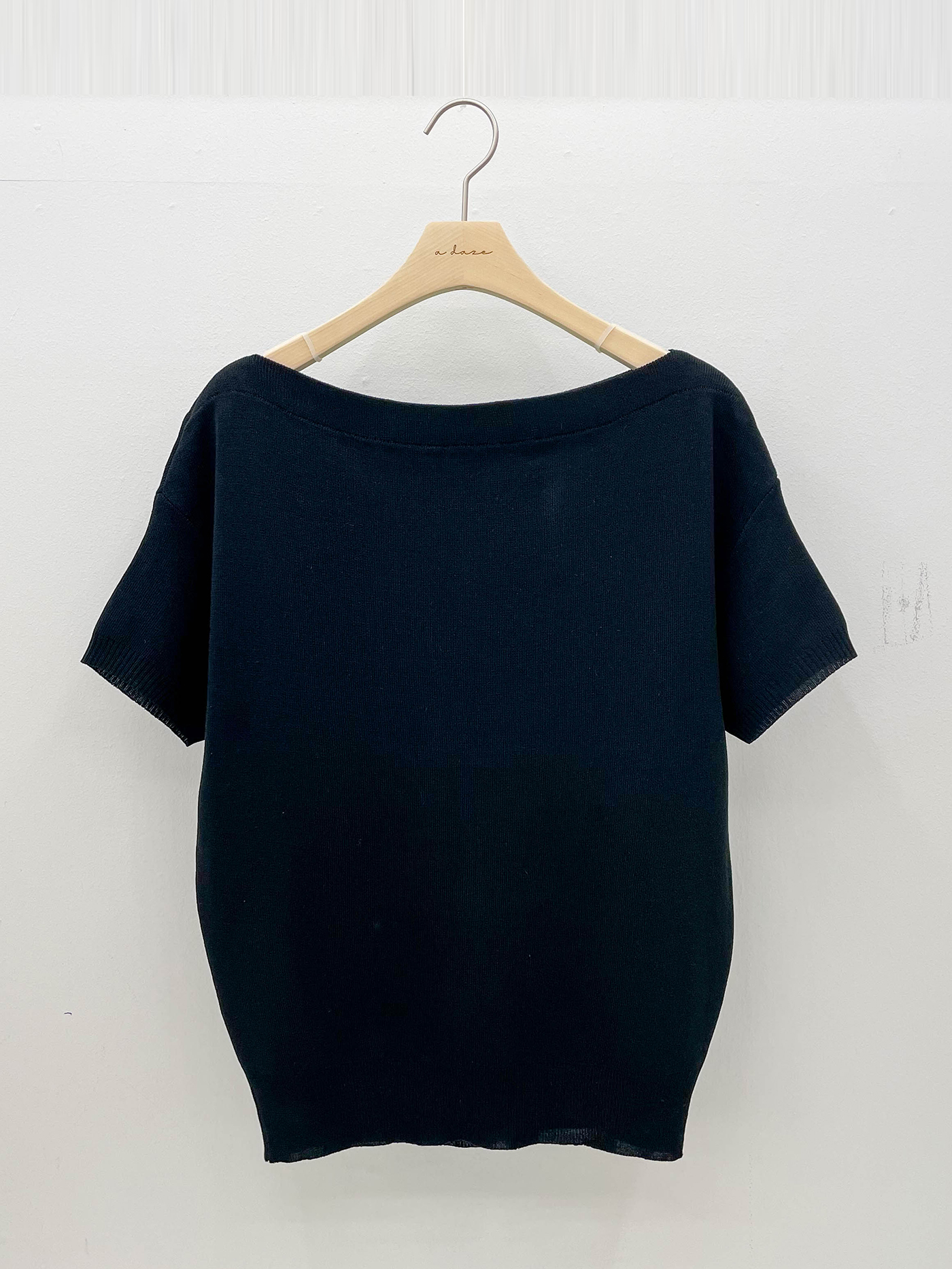 ボートネックベーシックスリム半袖Tシャツ | 詳細画像15