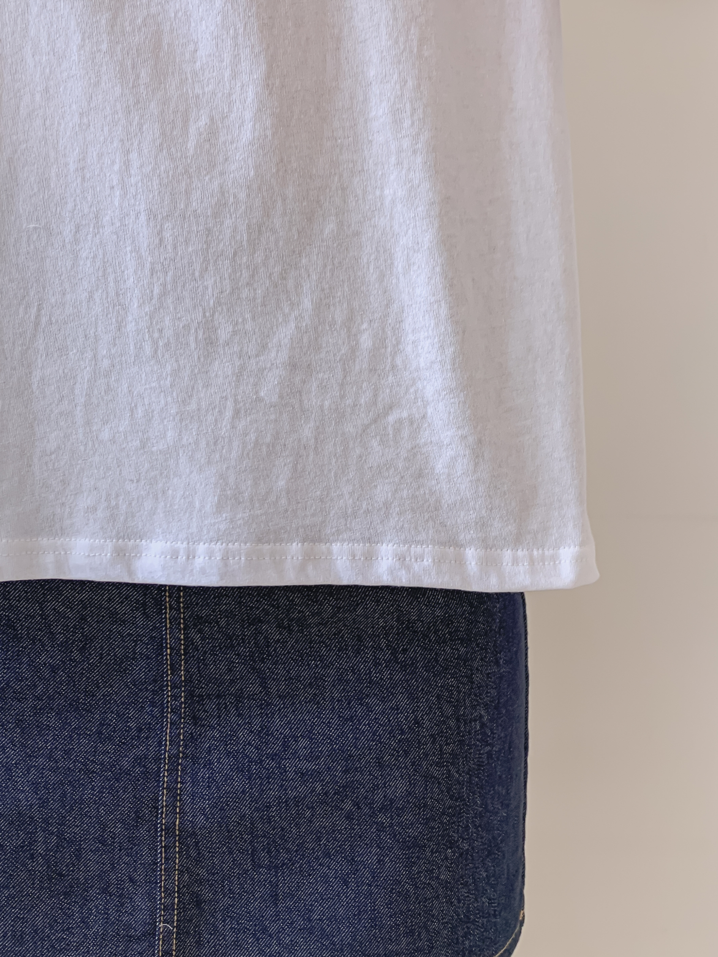 コットンラウンドネック半袖レタリングTシャツ | 詳細画像13