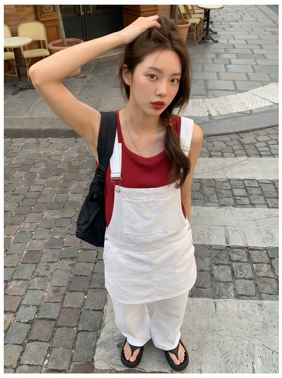 ポケットレイヤード風サロペットパンツ | 詳細画像10