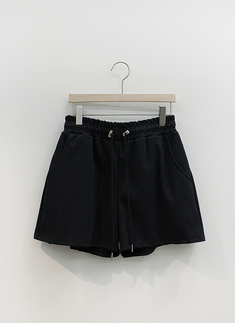 ドローストリングウエストゴムショートトレーニングショートパンツ