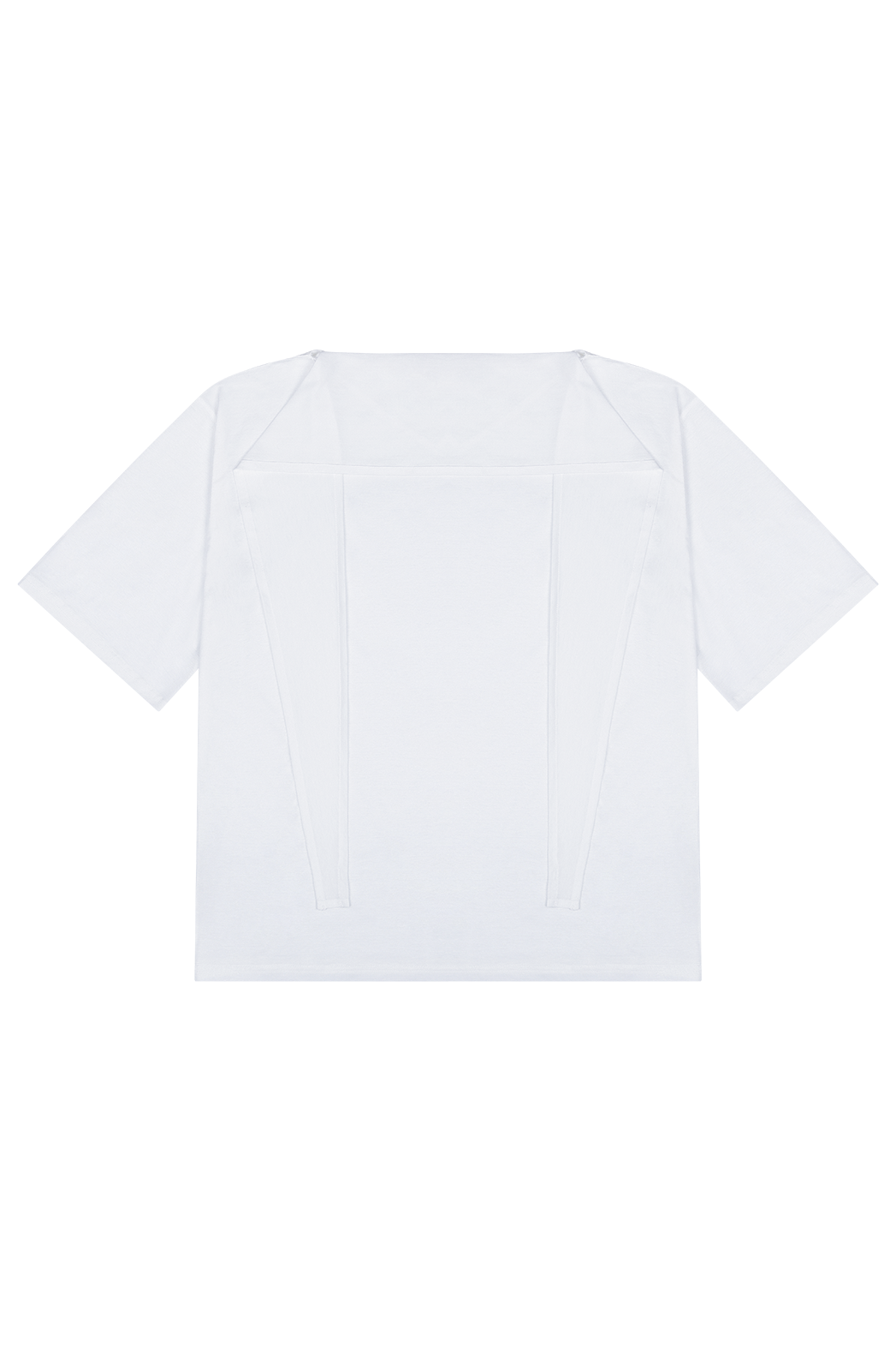 コットンオーバーサイズスカーフネック無地TシャツSS | 詳細画像14