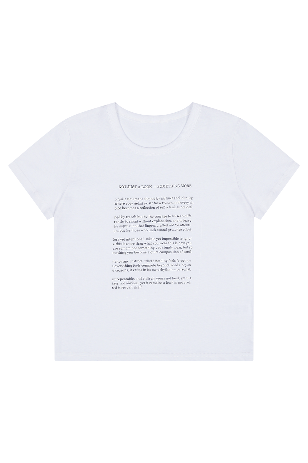 コットンクロップドスリムレタリング無地TシャツSS | 詳細画像16