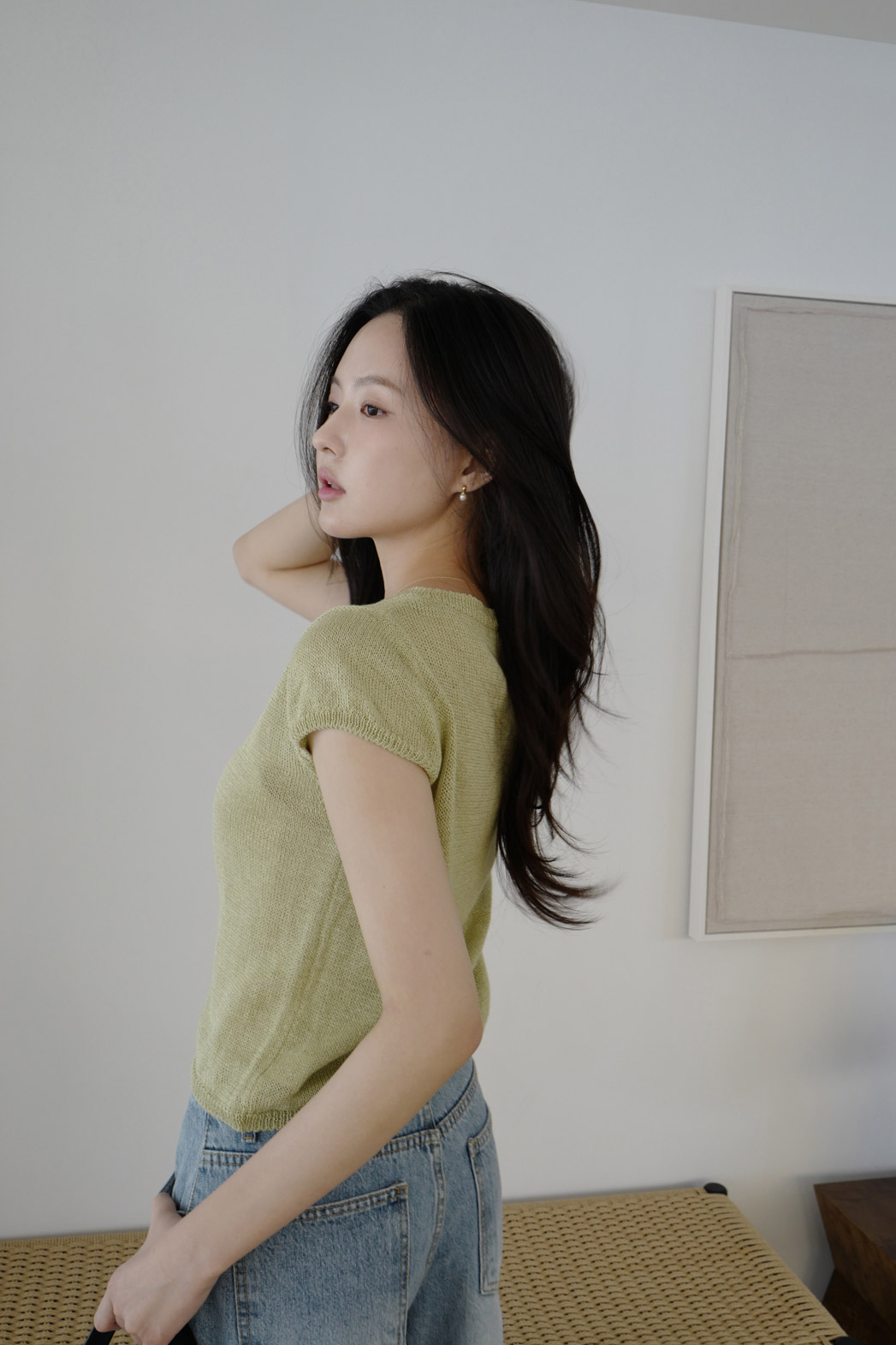 コットンロングワイド無地デニムパンツオールシーズン | DHOLIC | 詳細画像22