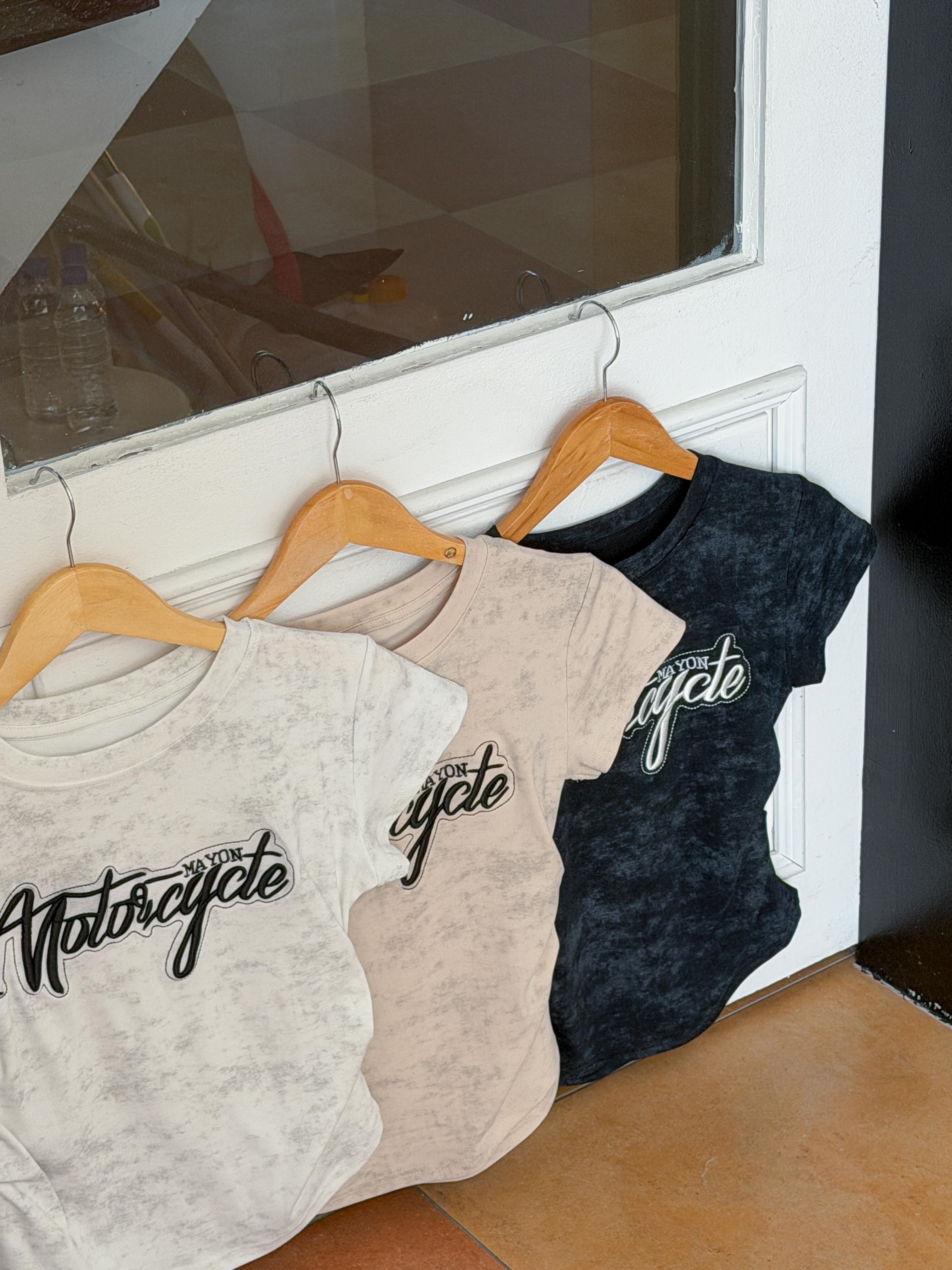 ラウンドネックシャーリング半袖レタリングTシャツ | 詳細画像8