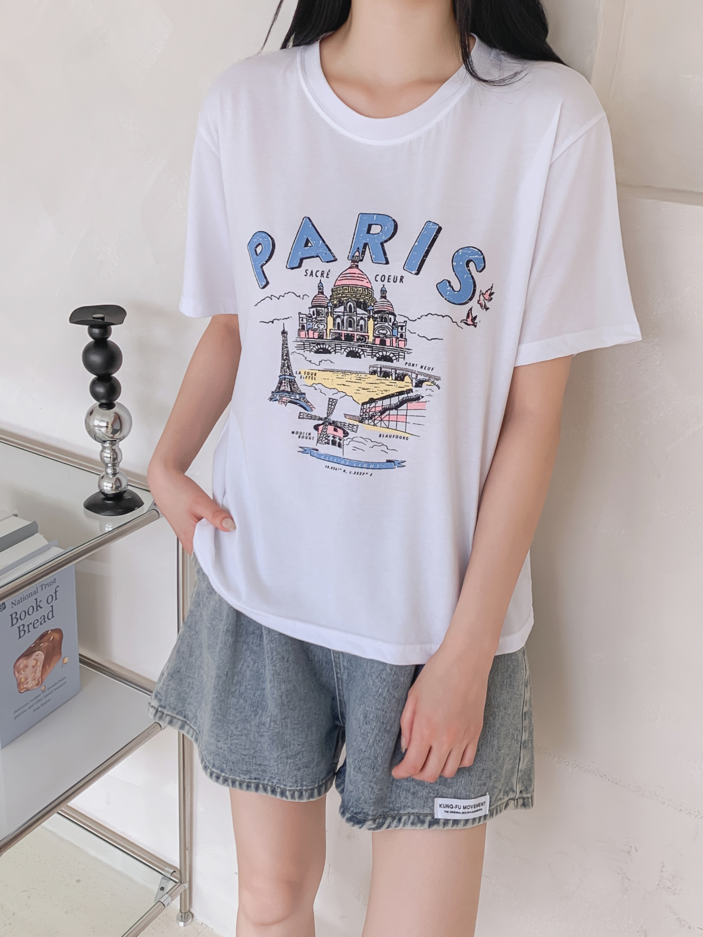 ラウンドネックルーズ半袖プリントTシャツ | 詳細画像21