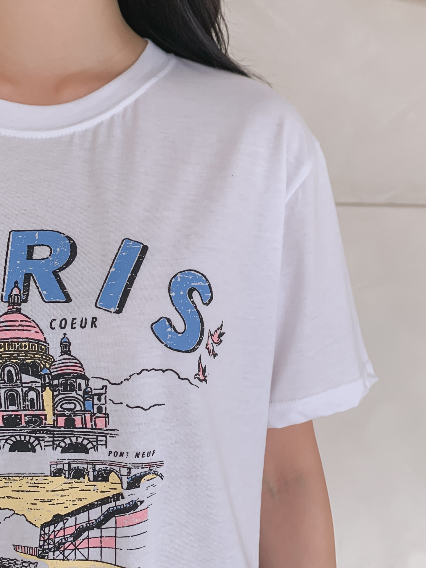 ラウンドネックルーズ半袖プリントTシャツ | 詳細画像27