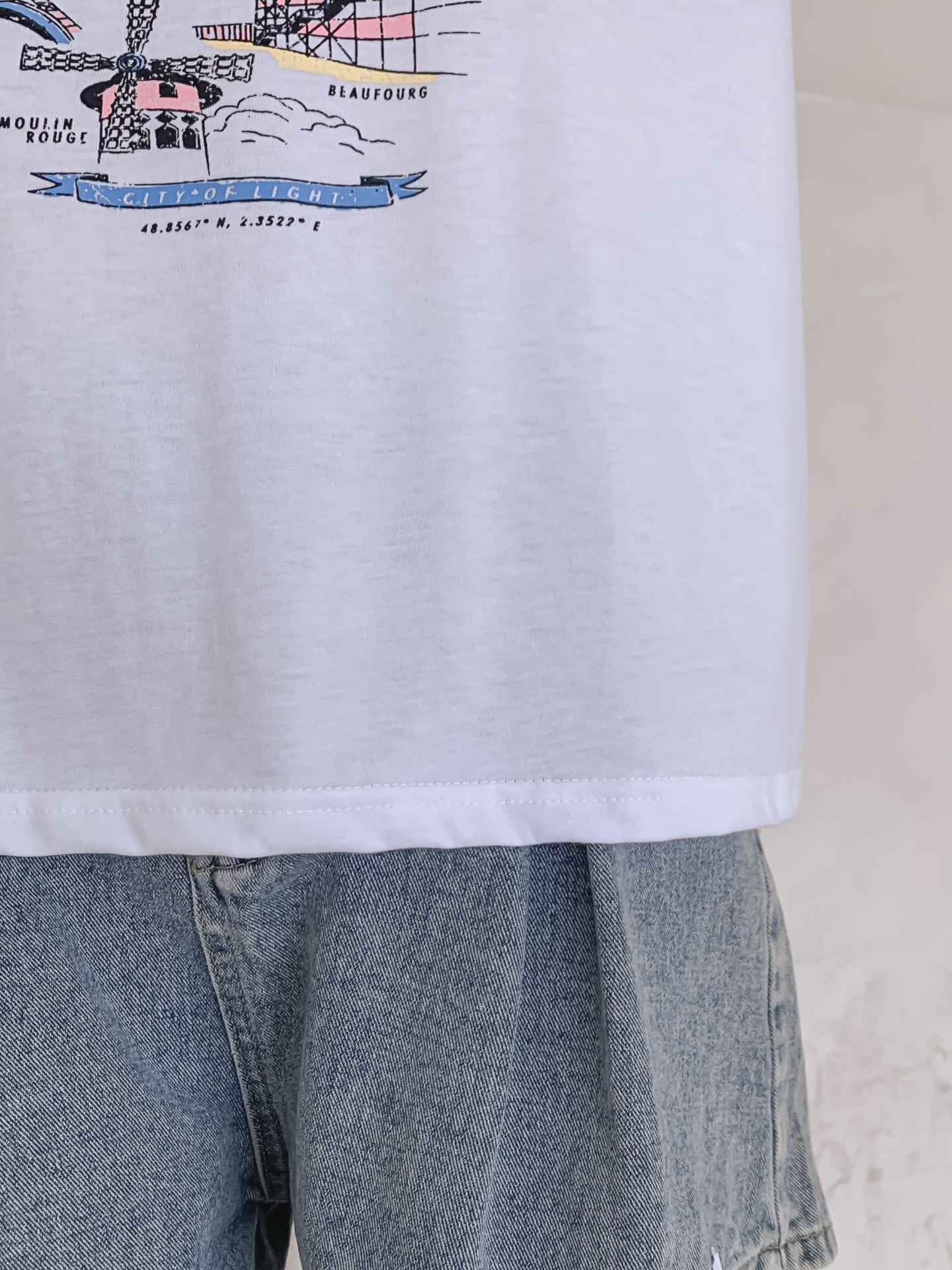 ラウンドネックルーズ半袖プリントTシャツ | 詳細画像29