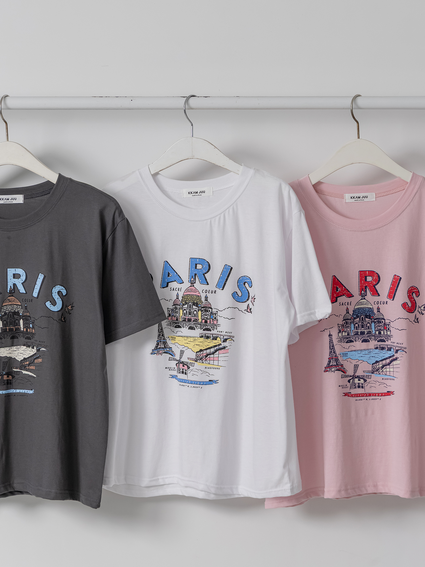 ラウンドネックルーズ半袖プリントTシャツ | 詳細画像38